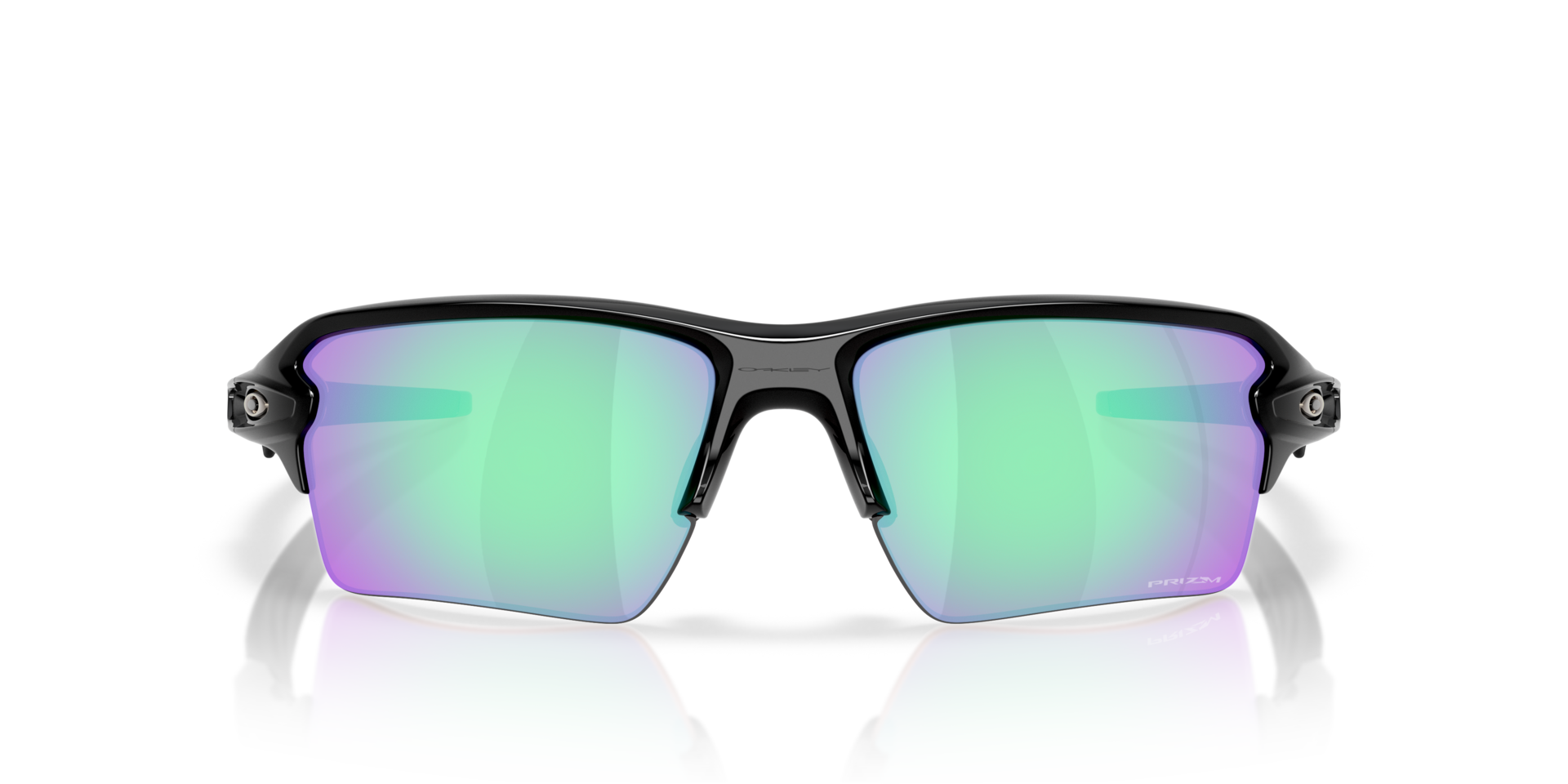 Flak® 2.0 XXL Schwarz glänzend KunststoffSunglass Frames von B24, Vorderansicht