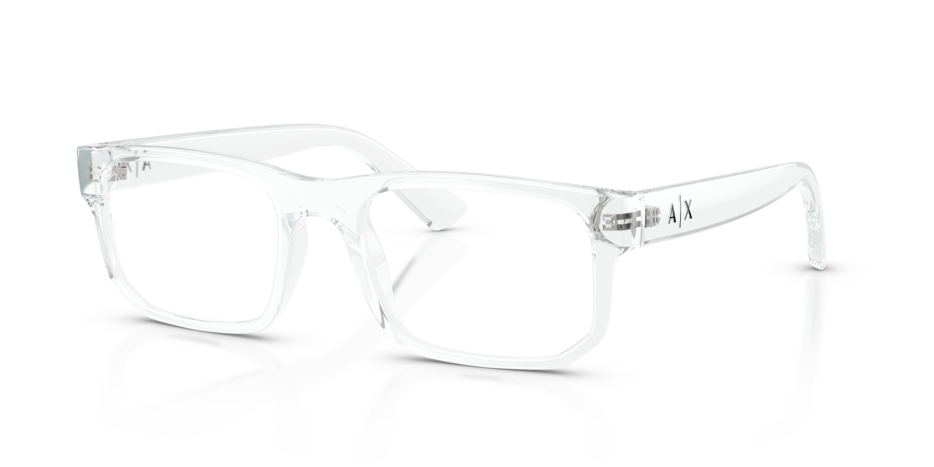 AX3135 Glanzend Kristal KunststofEyeglass Frames van B24, Hoekweergave