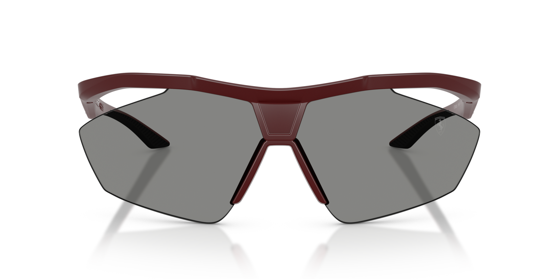 FZ6030U Red Matte KunststoffSunglass Frames von B24, Vorderansicht