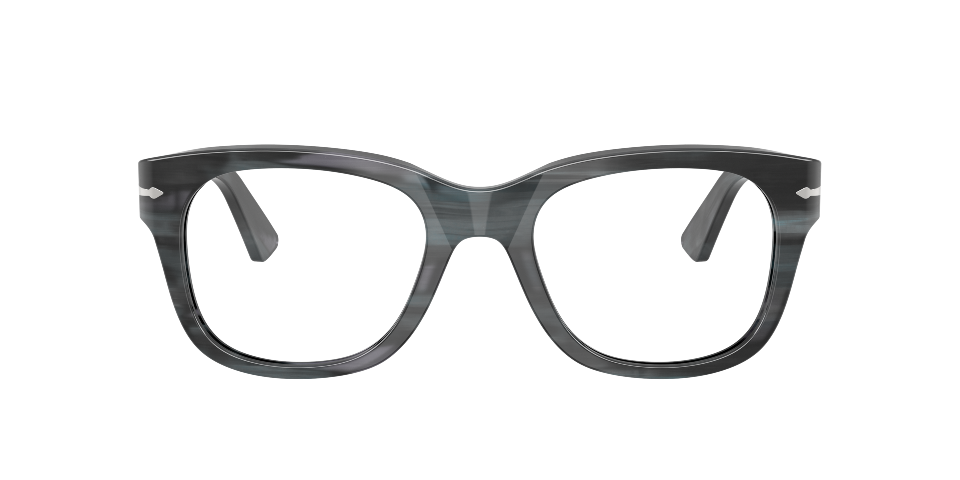 Grau gestreift PO3372V -  Acetate Brillen