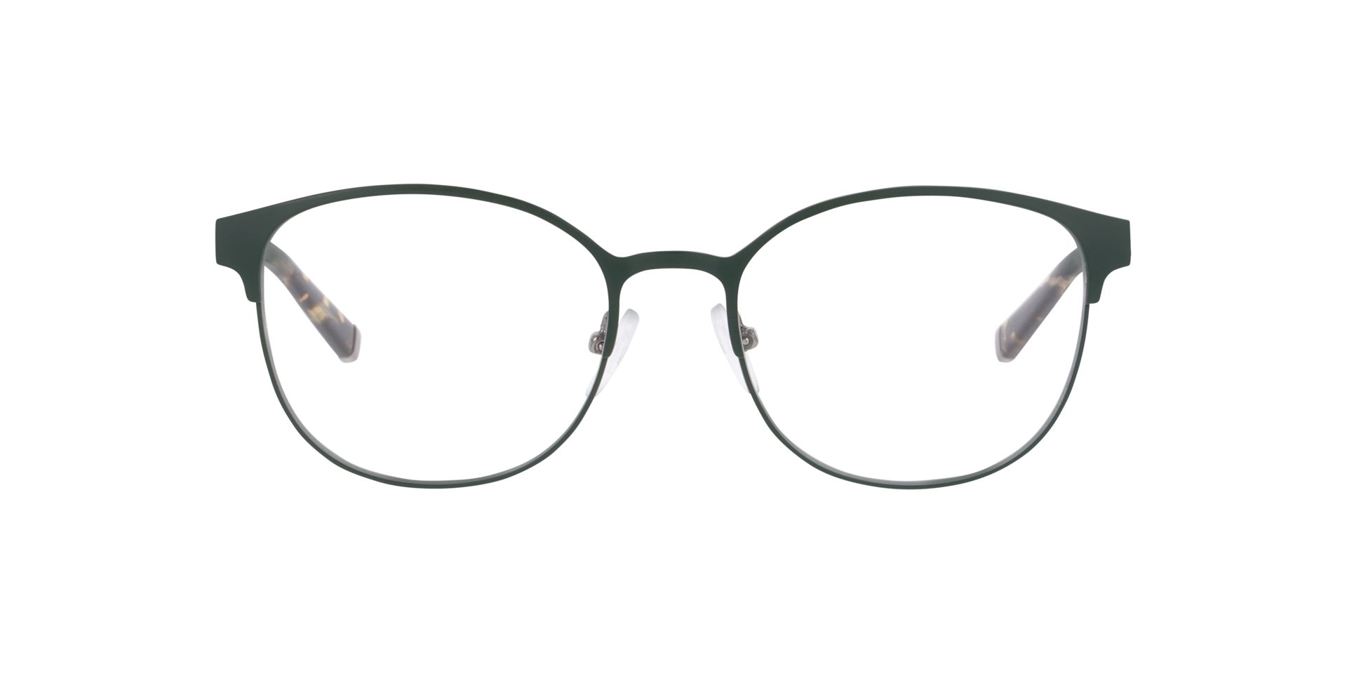 Kopenhagen Green & Gunmetal MetallEyeglass Frames von B24, Vorderansicht