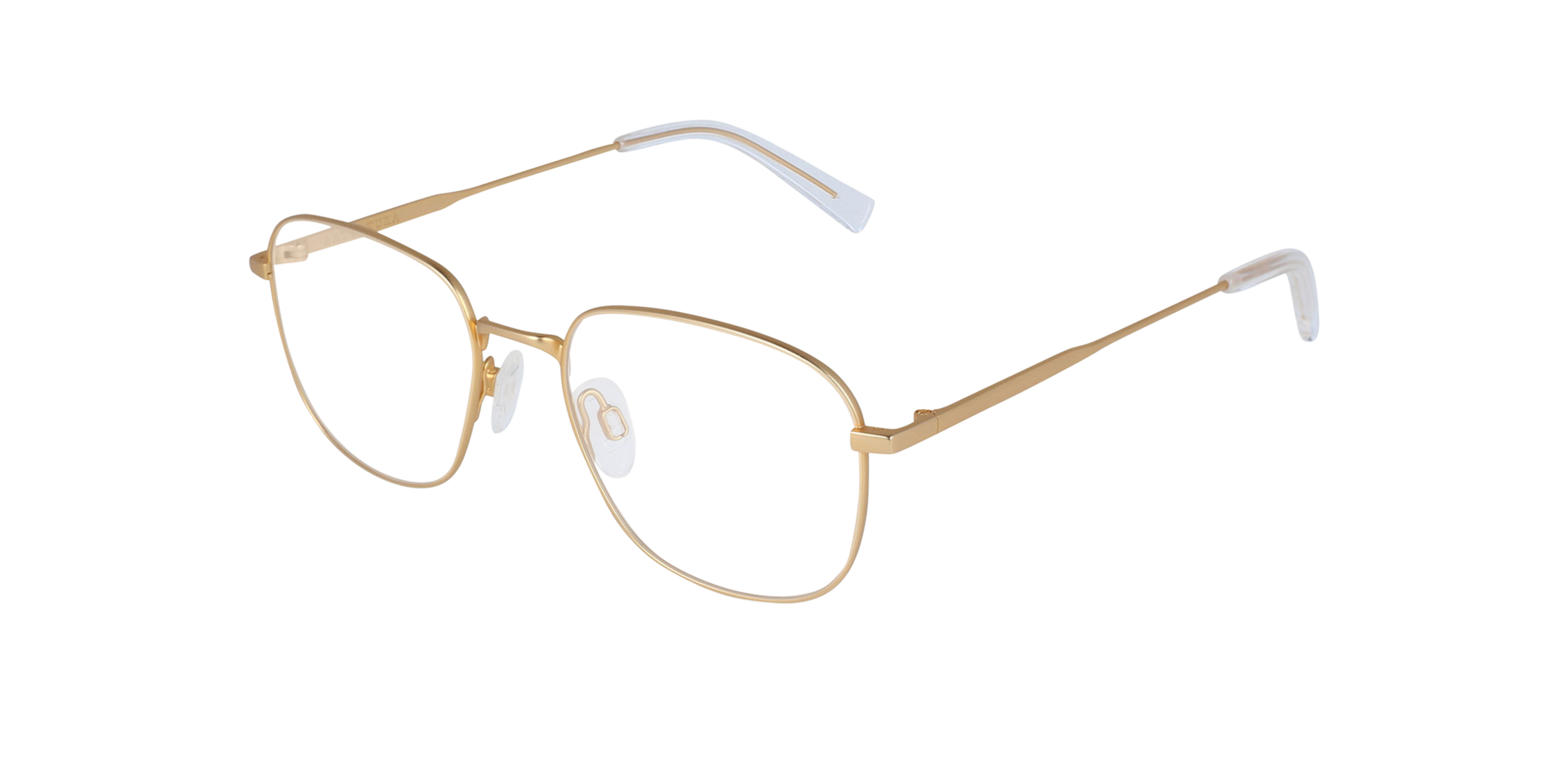 Rider Gold Titanium TitanEyeglass Frames von B24, Dreiviertelansicht
