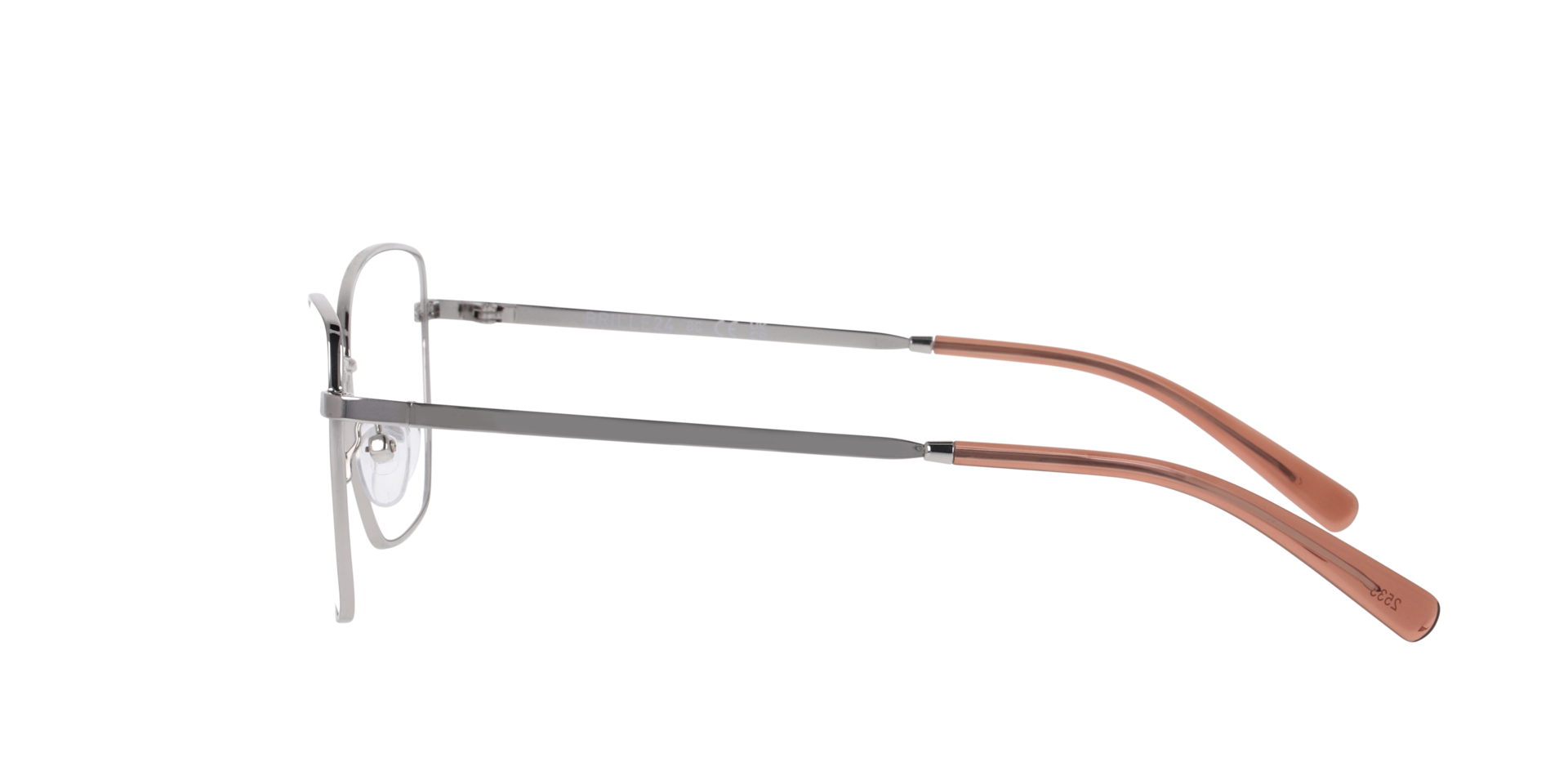 Nicole Silber MetallEyeglass Frames von B24, Seitenansicht