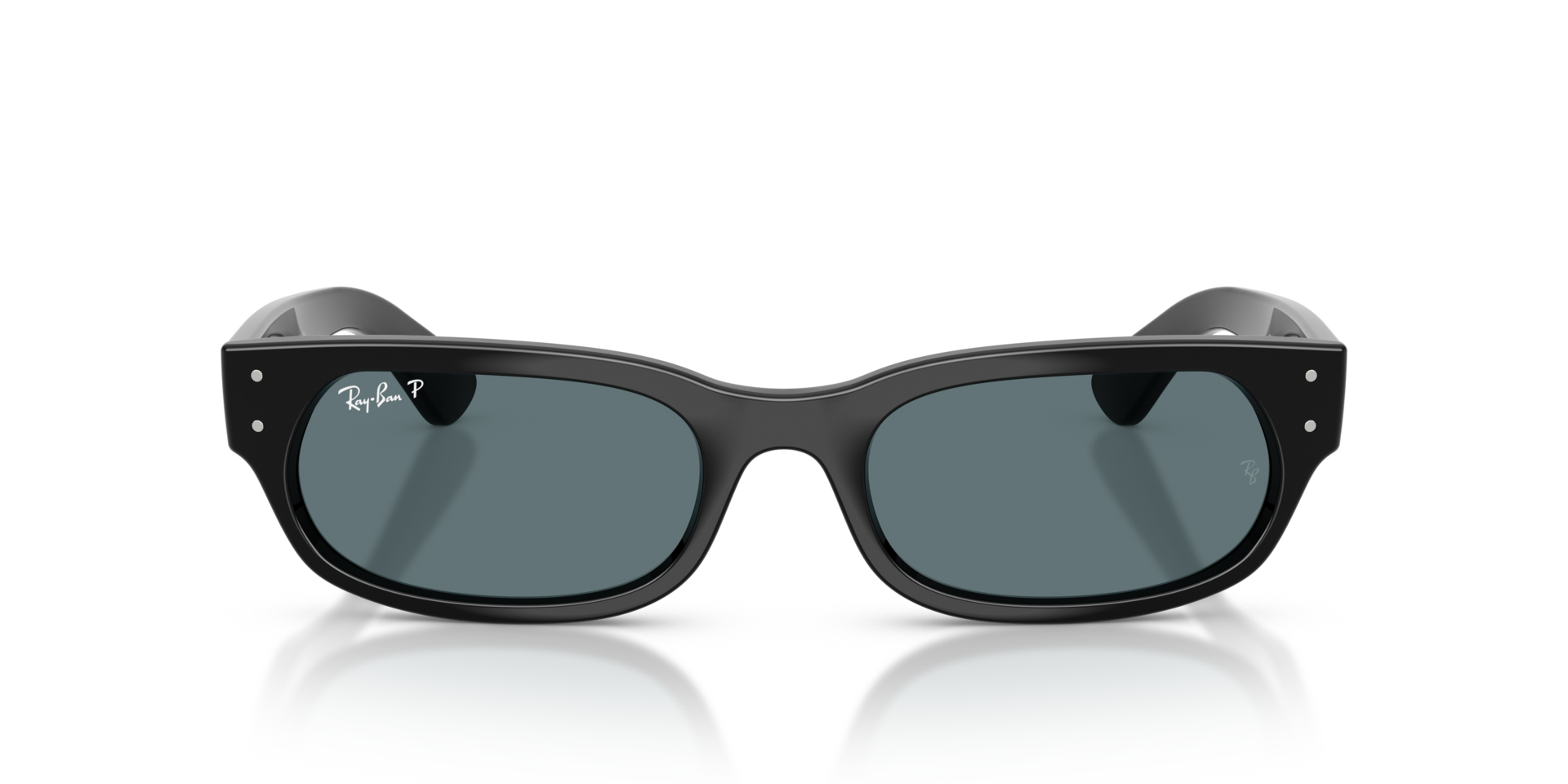 RB2236 Zwart KunststofSunglass Frames van B24, Vooraanzicht