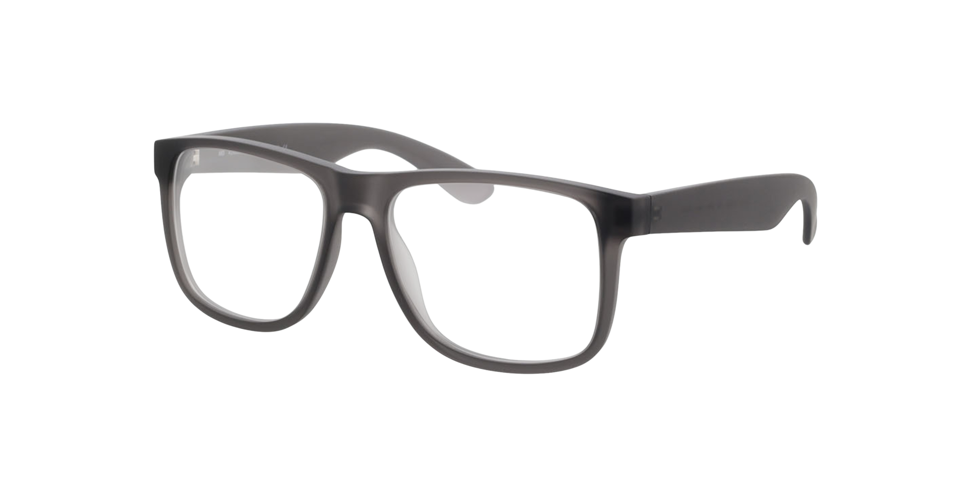 New Orleans Grijs KunststofEyeglass Frames van B24, Hoekweergave