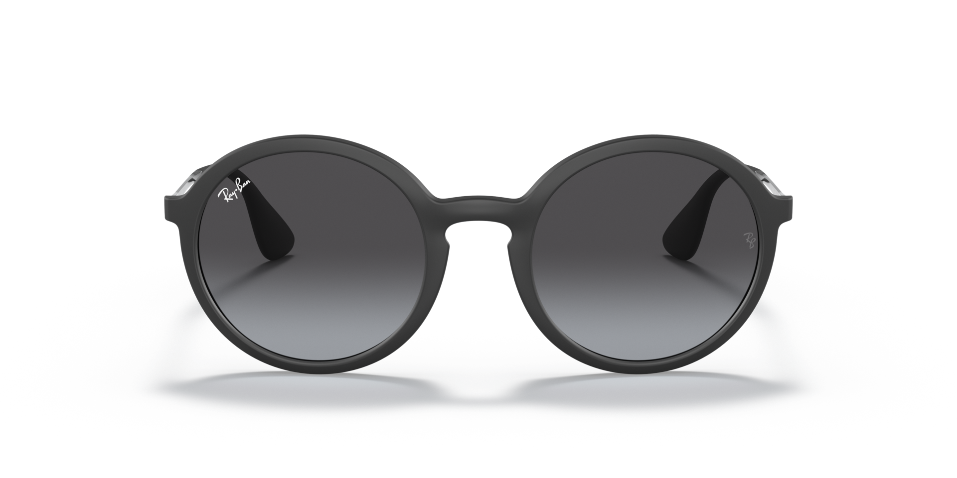 RB4222 Rubber Black KunststoffSunglass Frames von B24, Vorderansicht