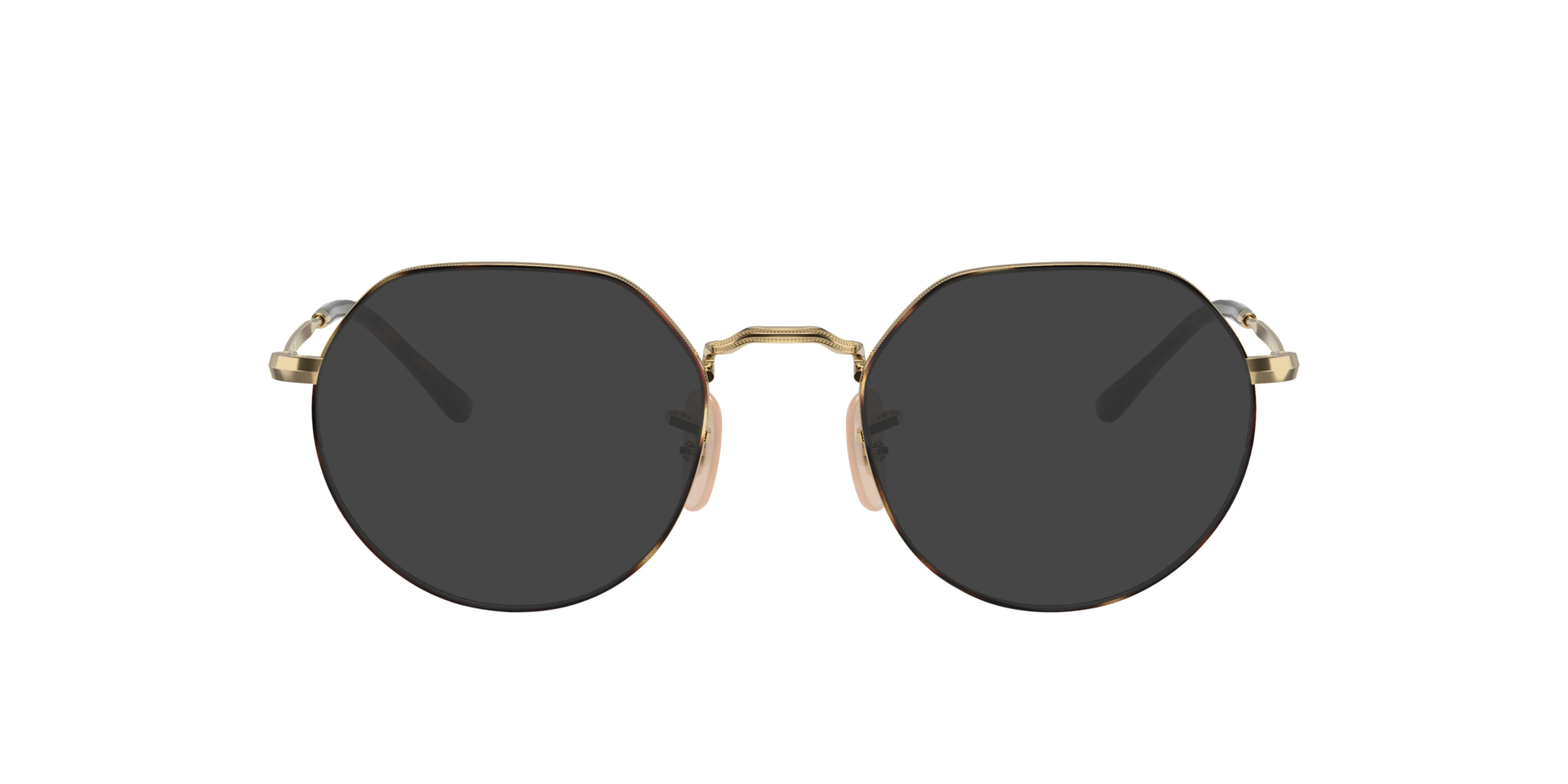 RB6465 Havana op goud MetaalEyeglass Frames van B24, met getinte lenzen