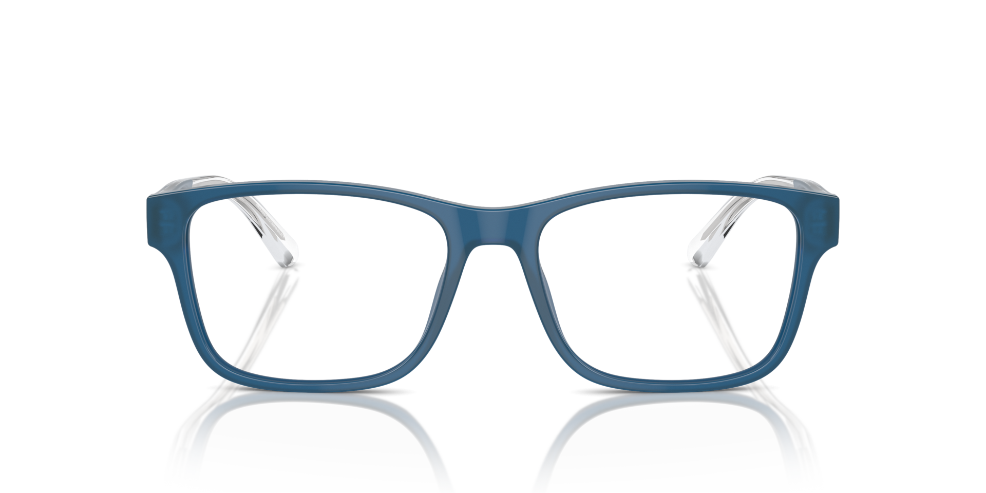 EA3239 Opal Blau glänzend AcetatEyeglass Frames von B24, Vorderansicht