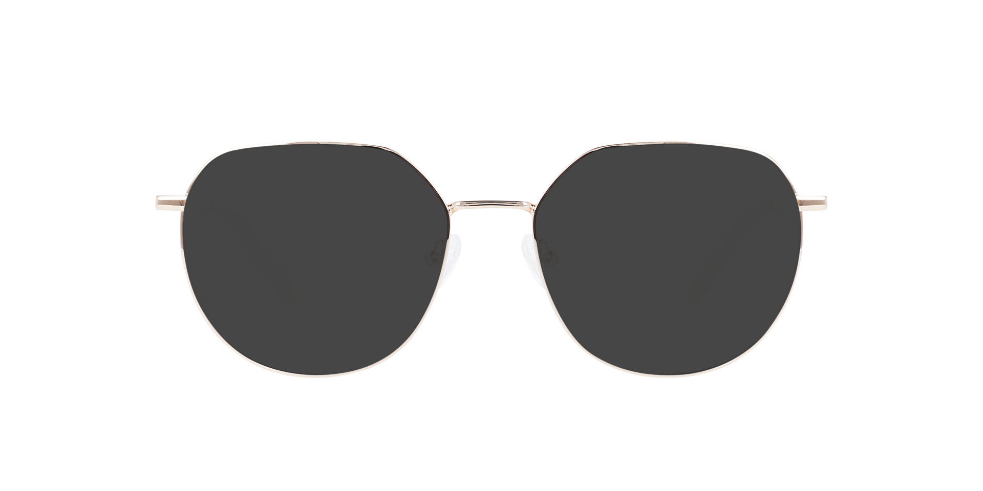 Nisrine Rose Gold Metal MetallEyeglass Frames von B24, mit getönten Gläsern