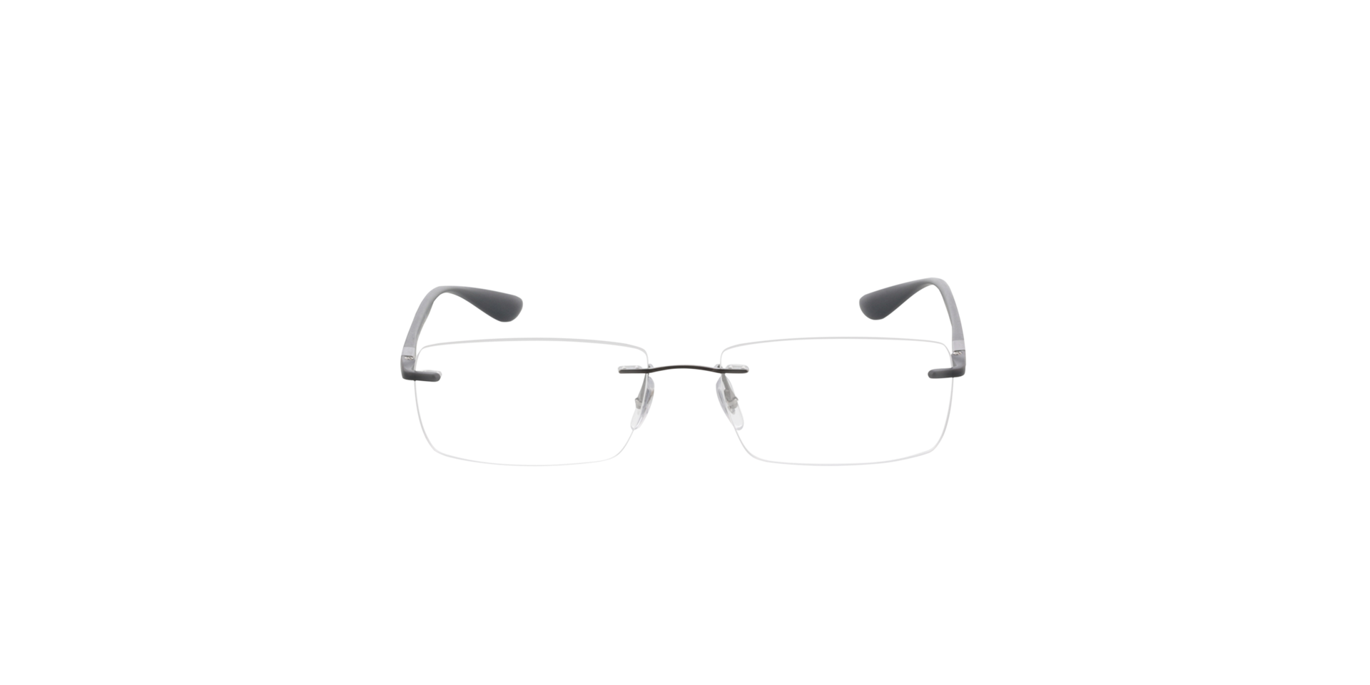RB8724 Staalgrijs TitaanEyeglass Frames van B24, Vooraanzicht