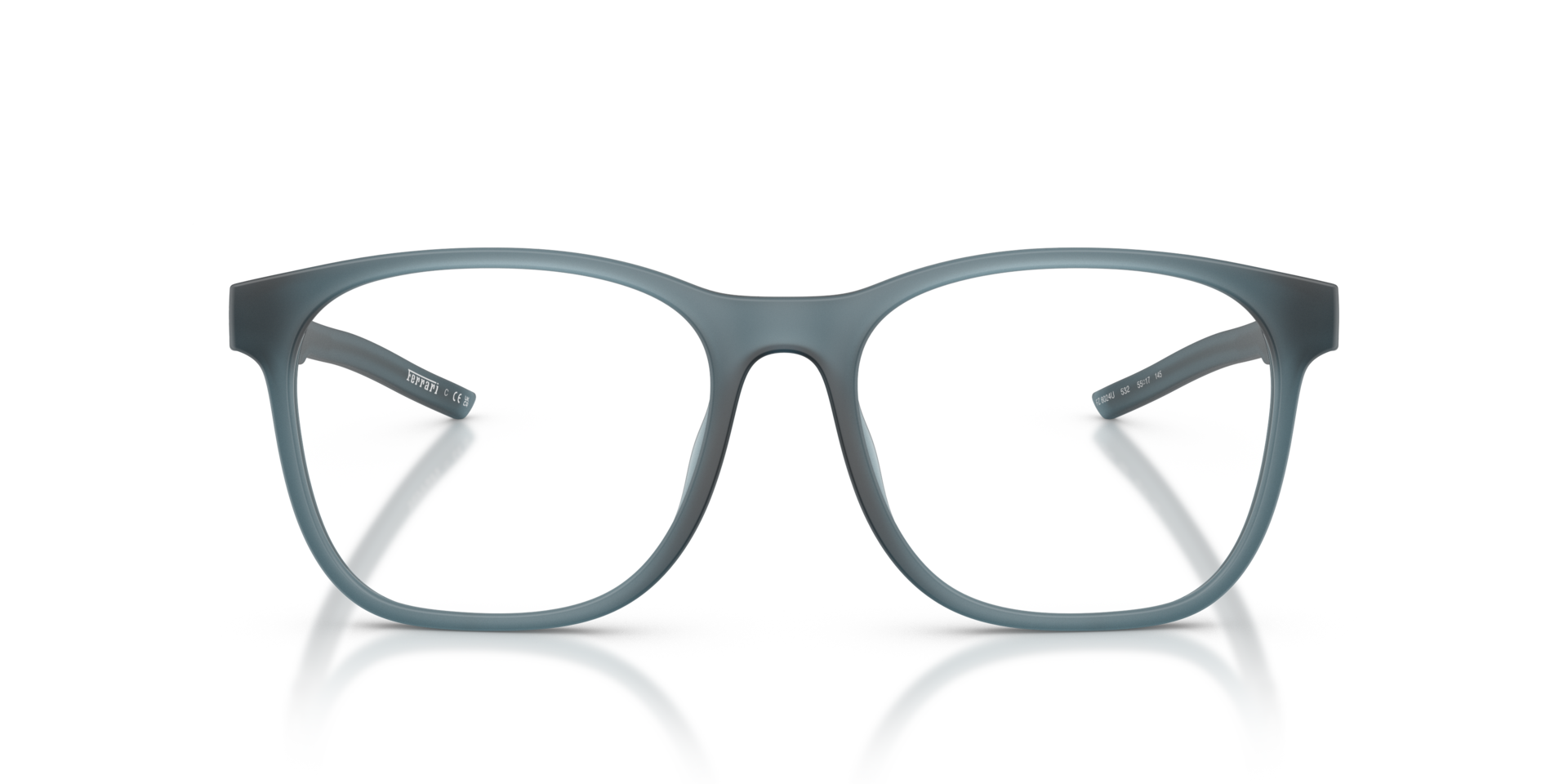 FZ8024U Blue Trasparent KunststoffEyeglass Frames von B24, Vorderansicht