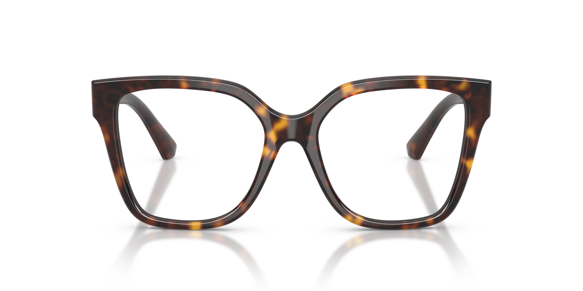 BE2443 Donker Havana AcetaatEyeglass Frames van B24, Vooraanzicht