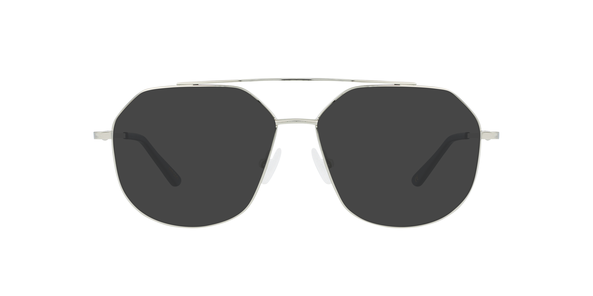 Viper Silver Metal MetallEyeglass Frames von B24, mit getönten Gläsern