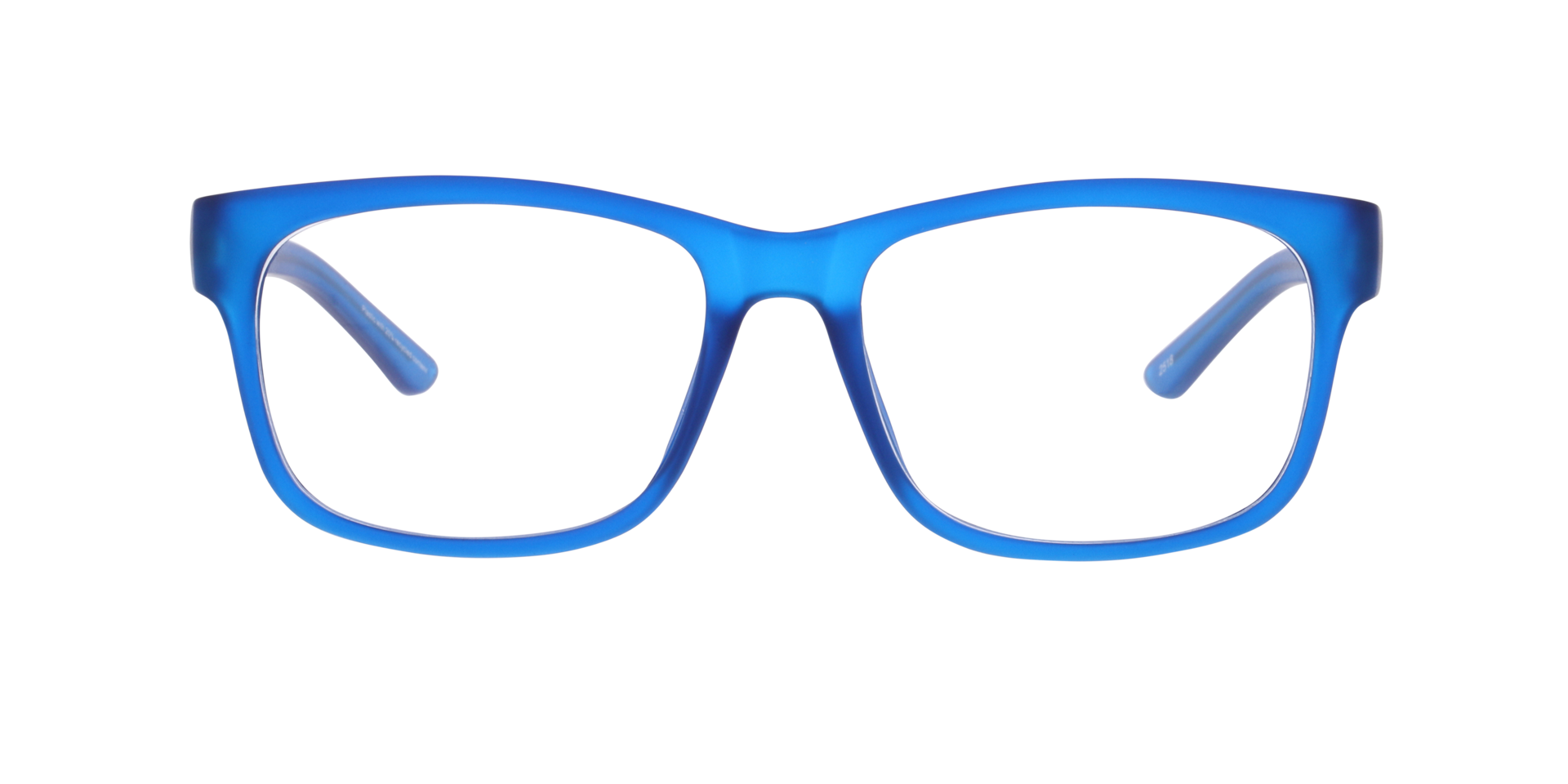 Linea Matt Blau KunststoffEyeglass Frames von B24, Vorderansicht
