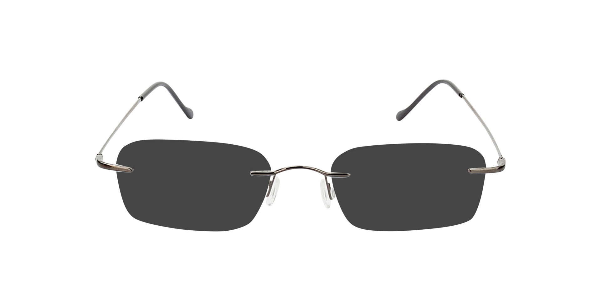 Bendigo Antraciet MetaalEyeglass Frames van B24, met getinte lenzen