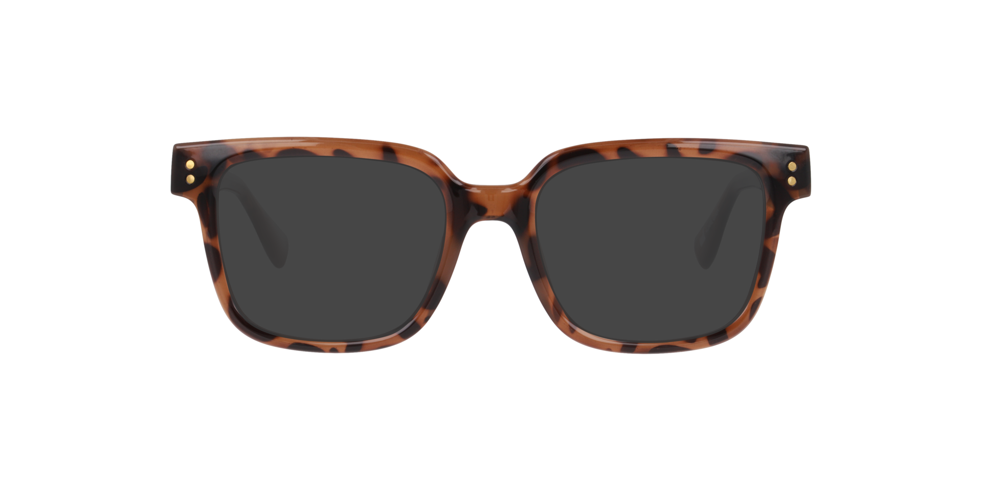 Texas Havana KunststofEyeglass Frames van B24, met getinte lenzen