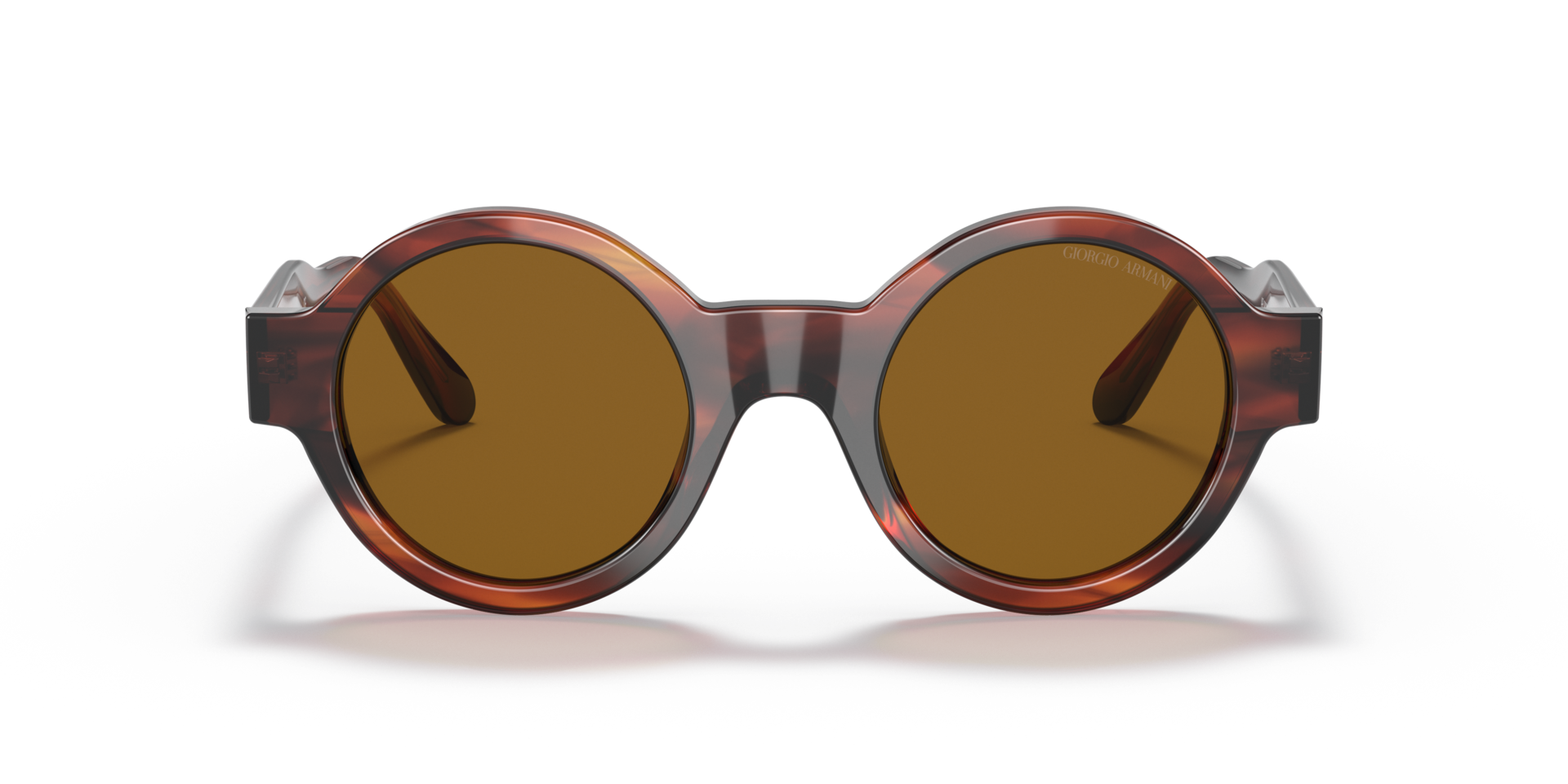 AR 903M Havana gestreift AcetatSunglass Frames von B24, Vorderansicht
