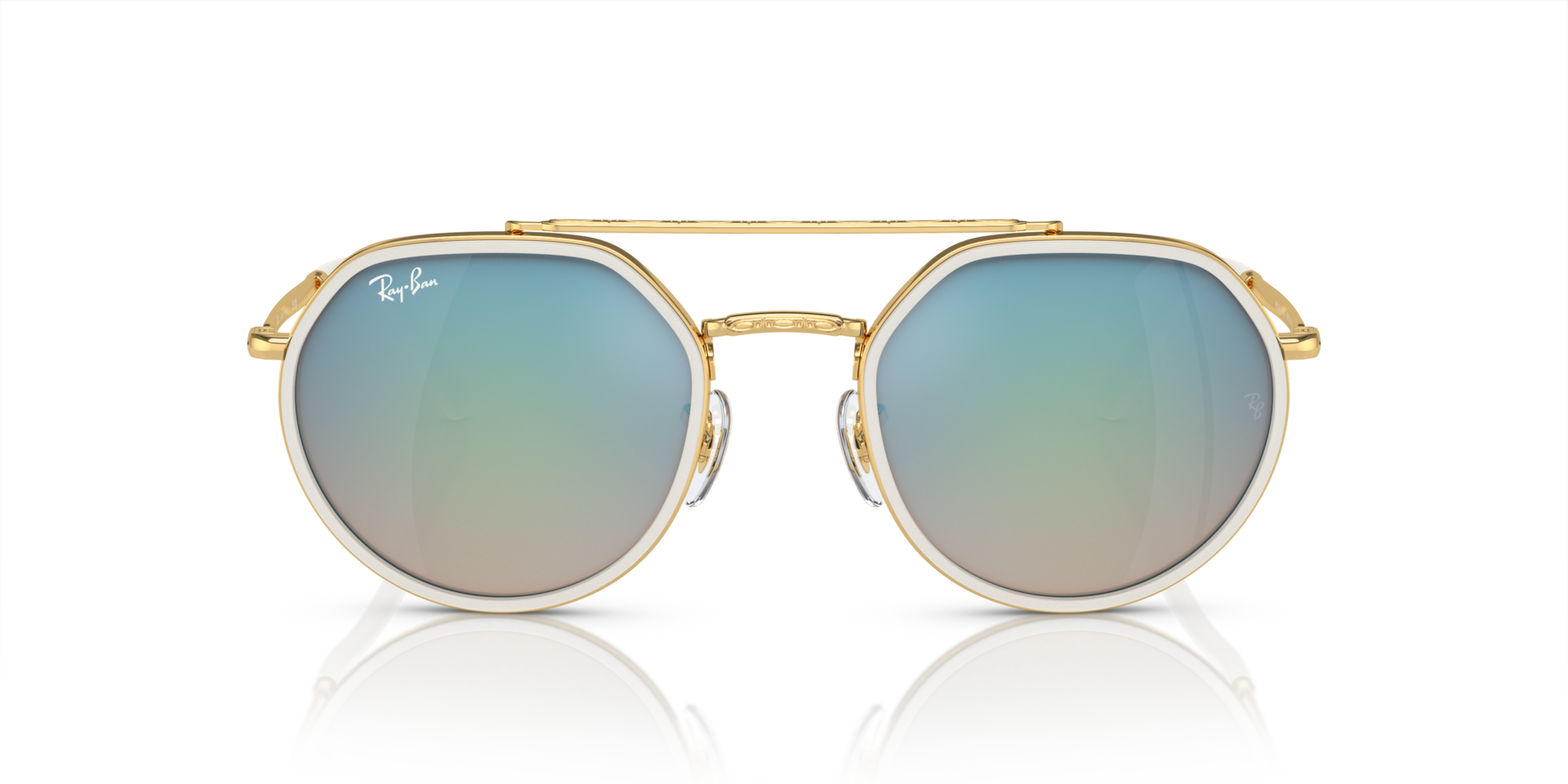 RB3765 Arista goud MetaalSunglass Frames van B24, Vooraanzicht