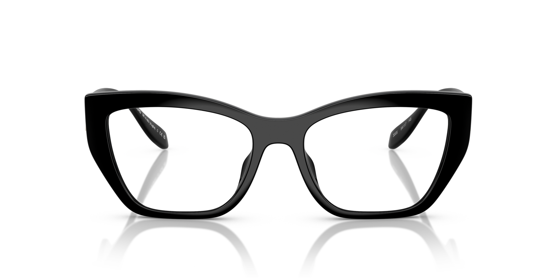 MK4149U Zwart KunststofEyeglass Frames van B24, Vooraanzicht