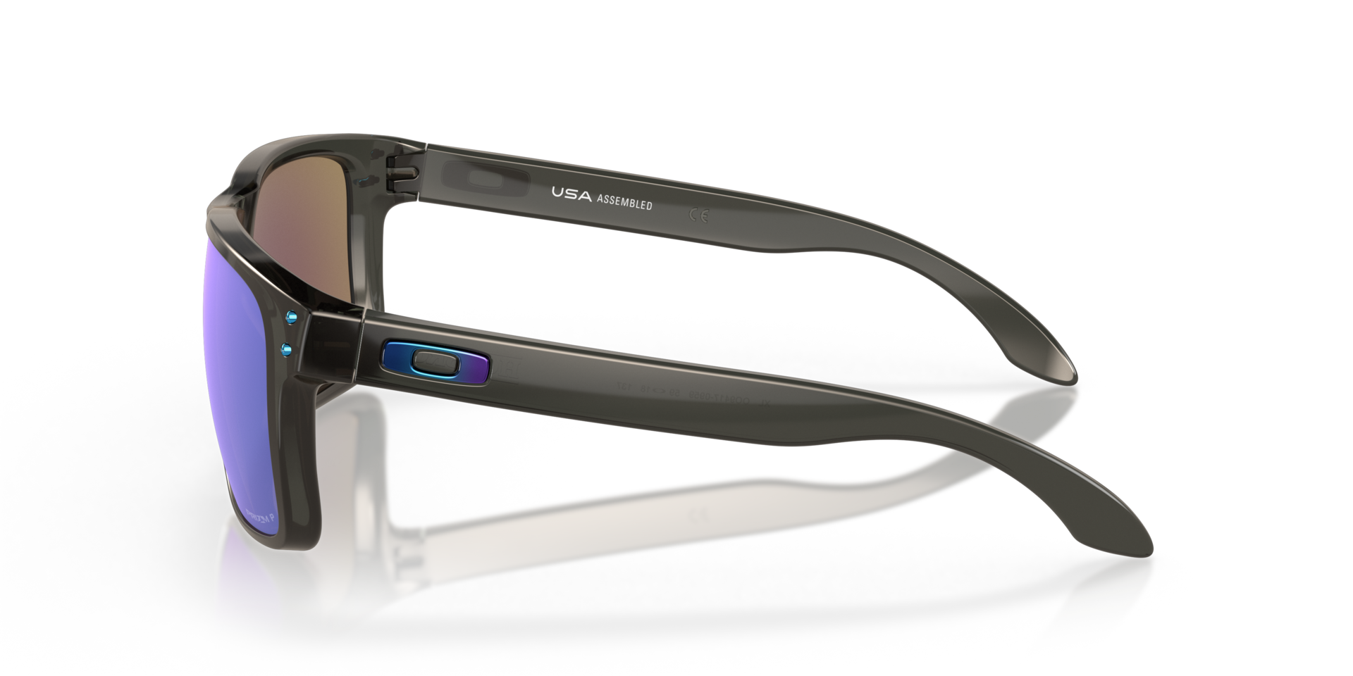 Holbrook™ XL Grau Rauch KunststoffSunglass Frames von B24, Seitenansicht