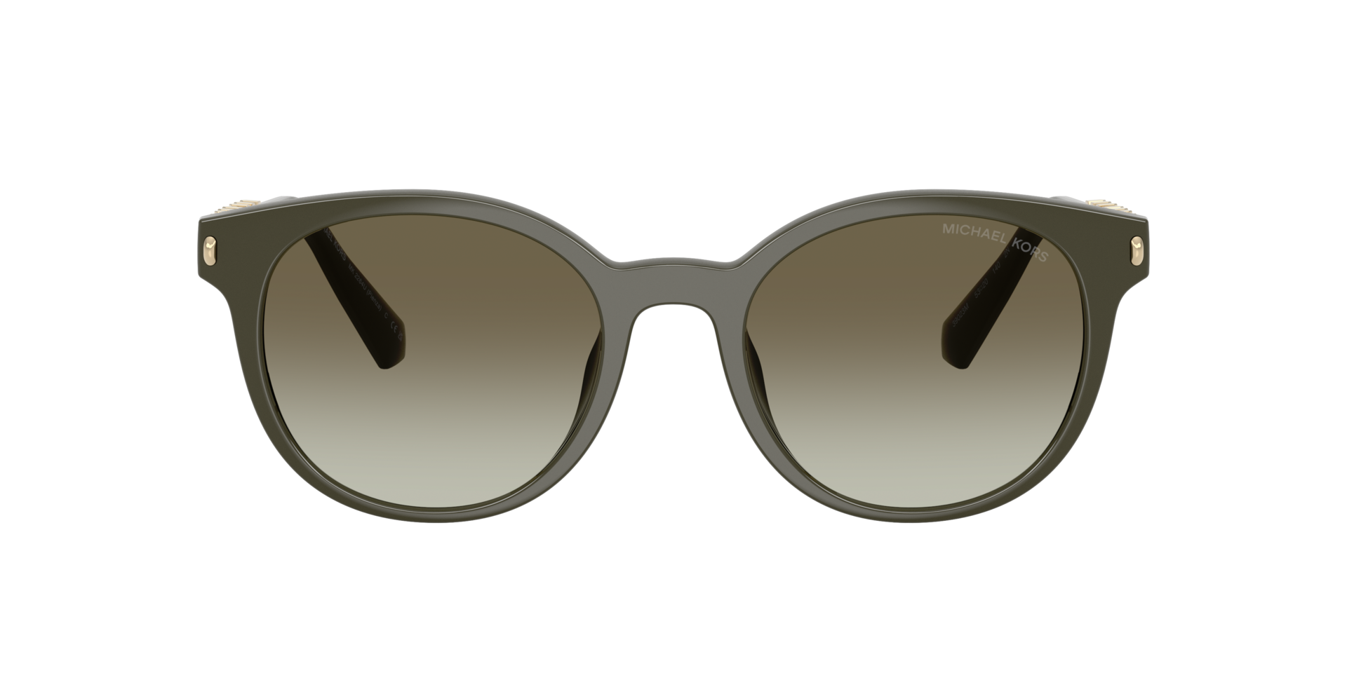 MK2264U Olive KunststofSunglass Frames van B24, met getinte lenzen