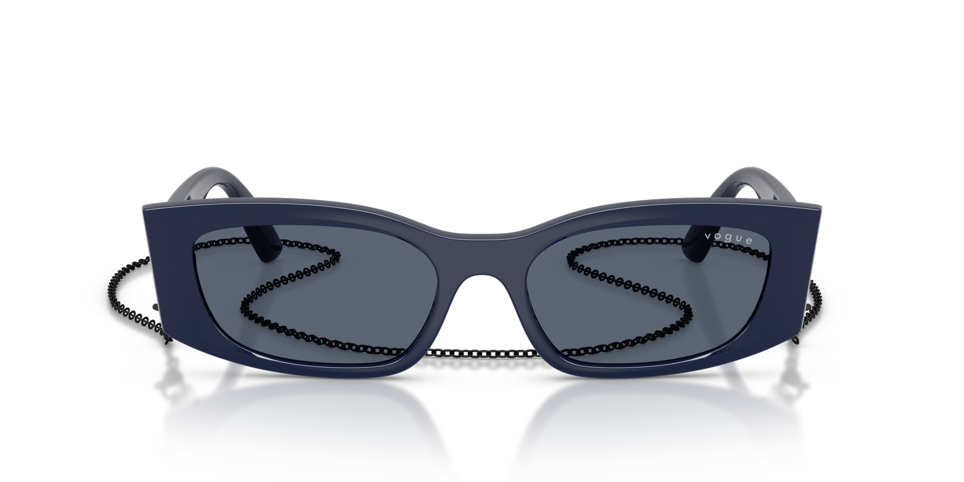 VO5655SU Full Blue KunststofSunglass Frames van B24, Vooraanzicht