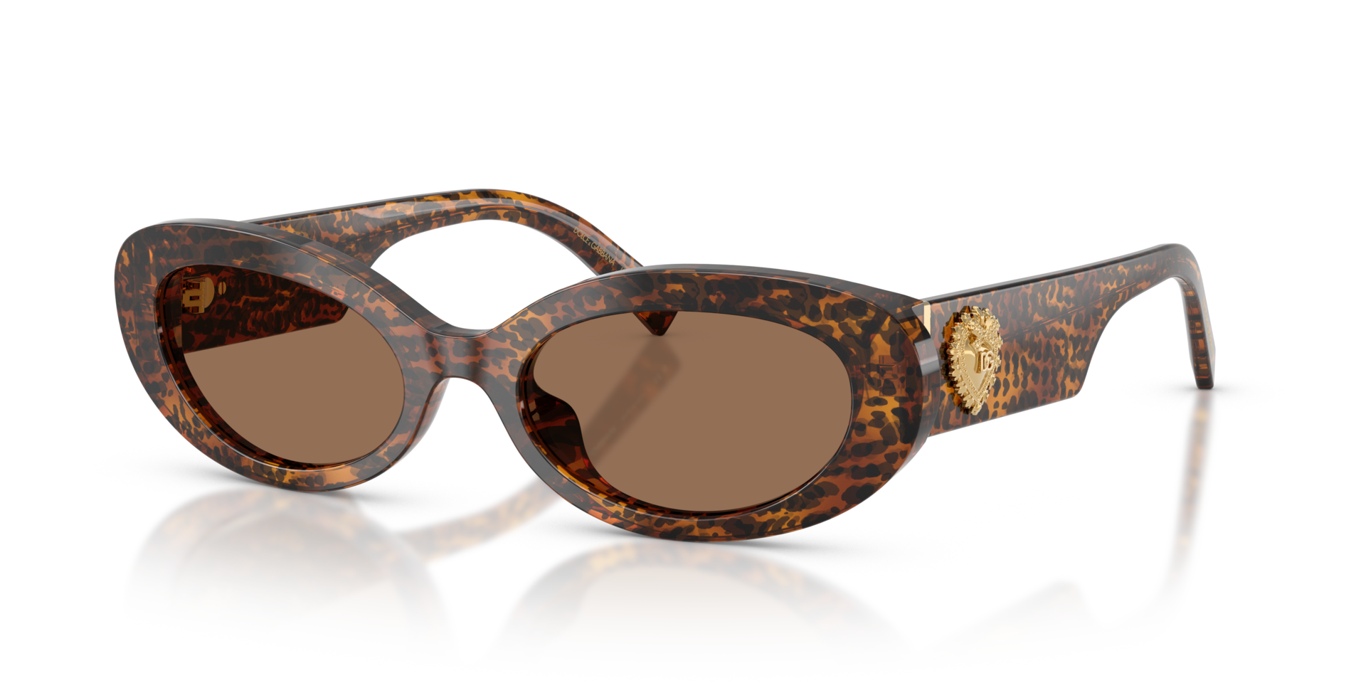 DG4537 Leo Transparent AcetatSunglass Frames von B24, Dreiviertelansicht
