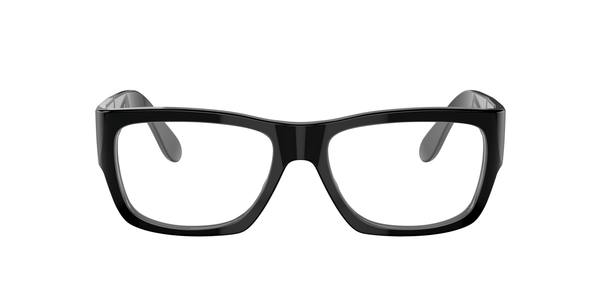 RB5487 Zwart AcetaatEyeglass Frames van B24, Vooraanzicht