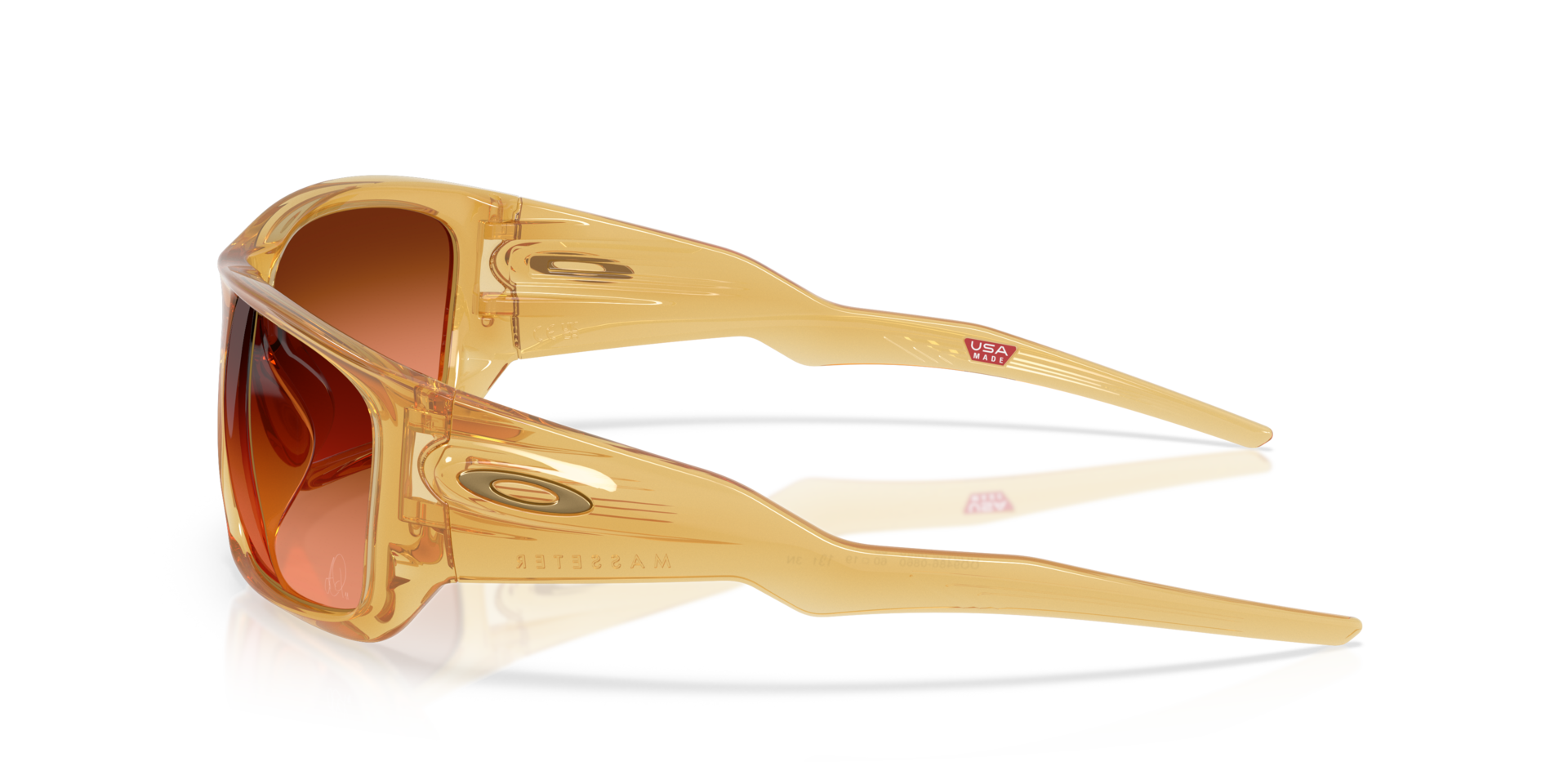 Alexia Putellas Signature Series Masseter Translucent Light Curry KunststoffSunglass Frames von B24, Seitenansicht
