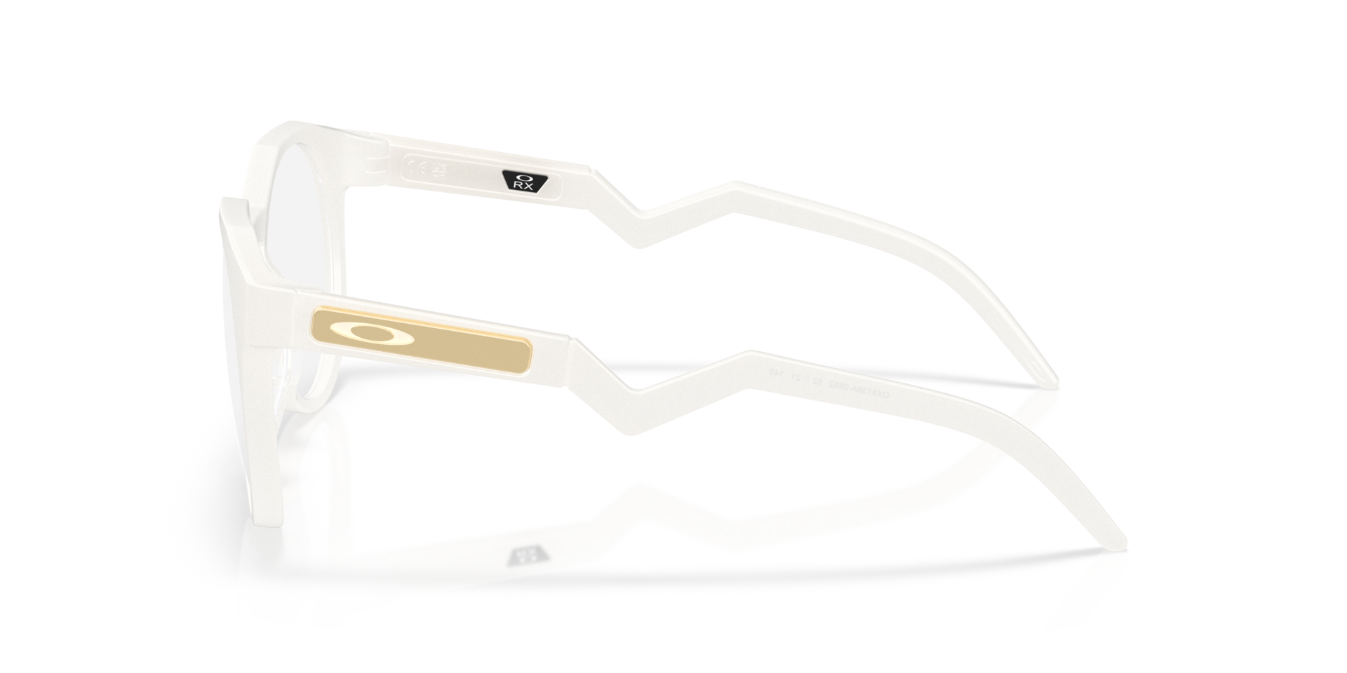 HSTN (Low Bridge Fit) Seek Collection Matte Vapor KunststofEyeglass Frames van B24, Zijaanzicht