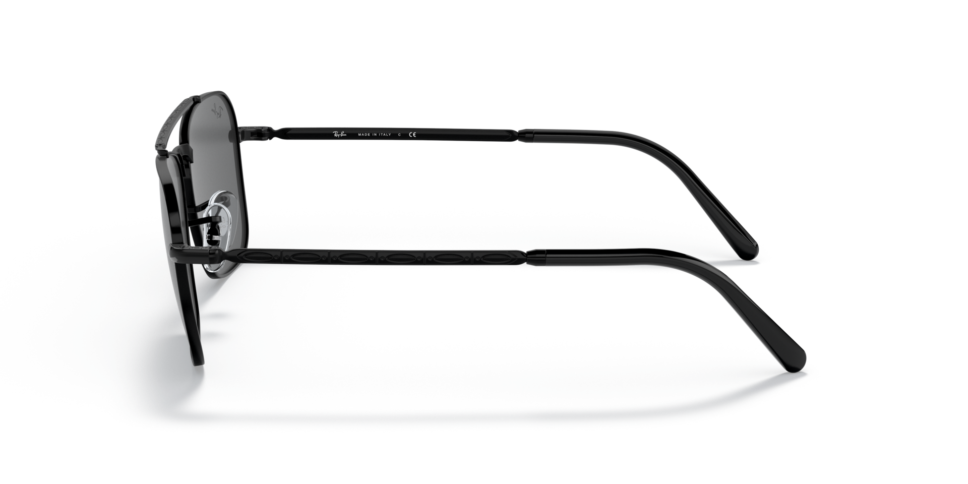 RB3636 Schwarz MetallSunglass Frames von B24, Seitenansicht