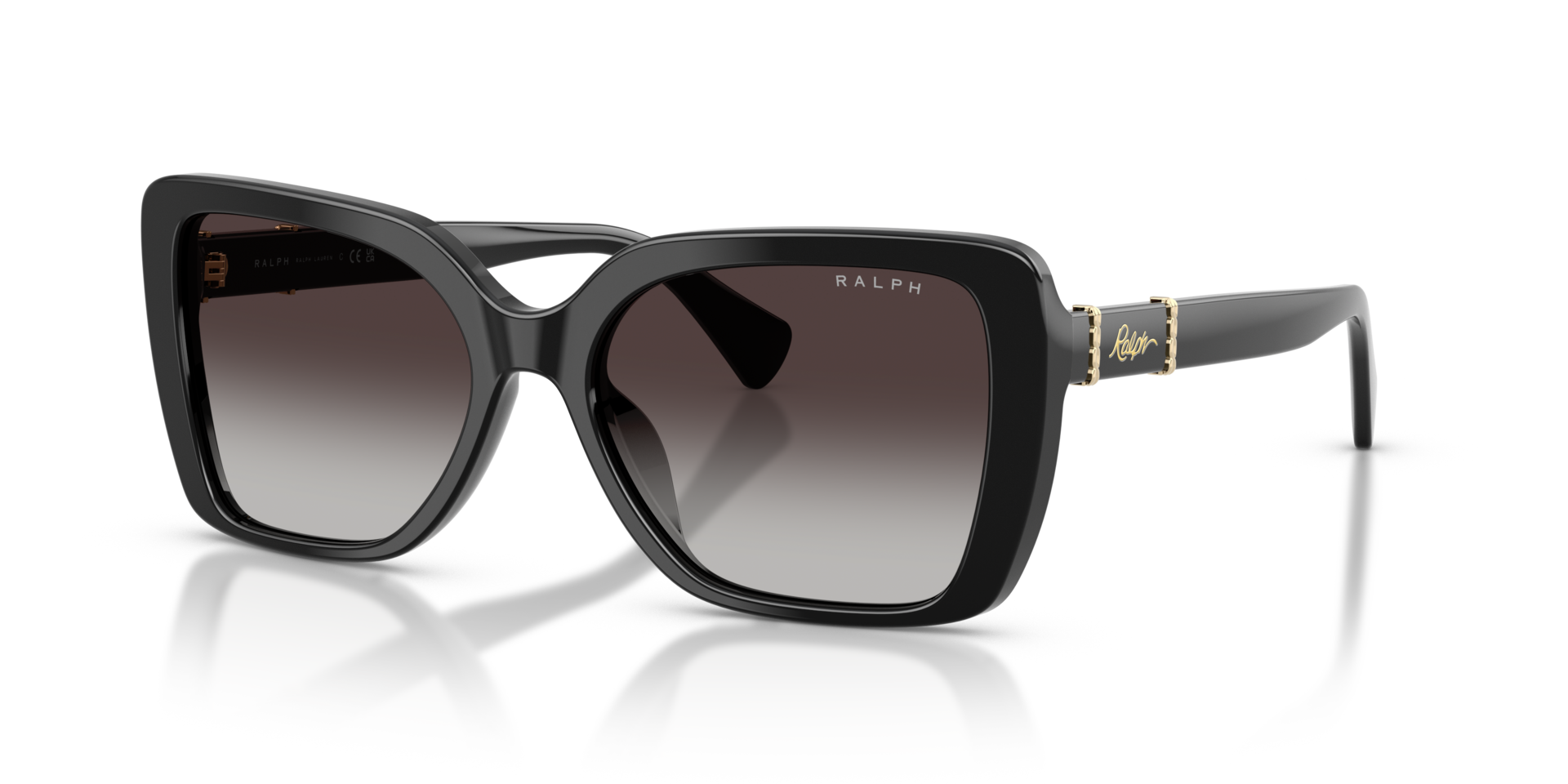 RA5356U Schwarz AcetatSunglass Frames von B24, Dreiviertelansicht