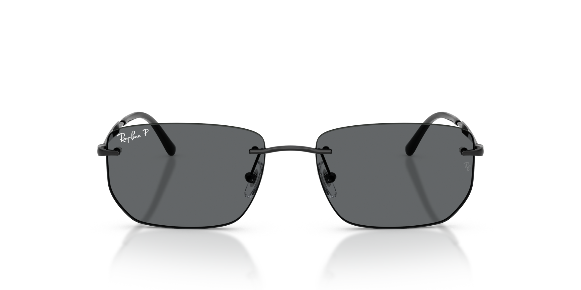 RB3768 Schwarz MetallSunglass Frames von B24, Vorderansicht