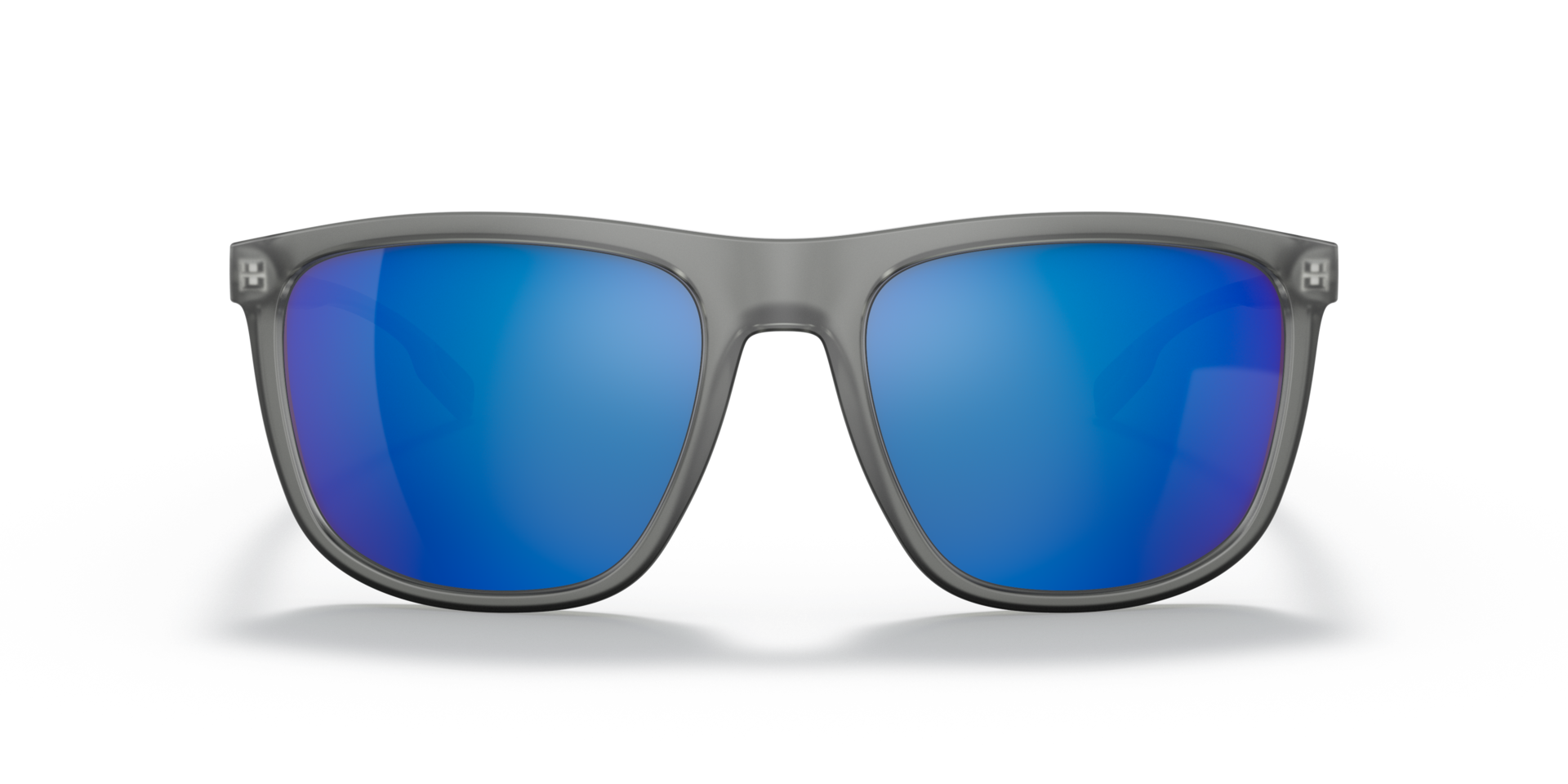 XD9036 Matte Smoke Crystal KunststoffSunglass Frames von B24, Vorderansicht
