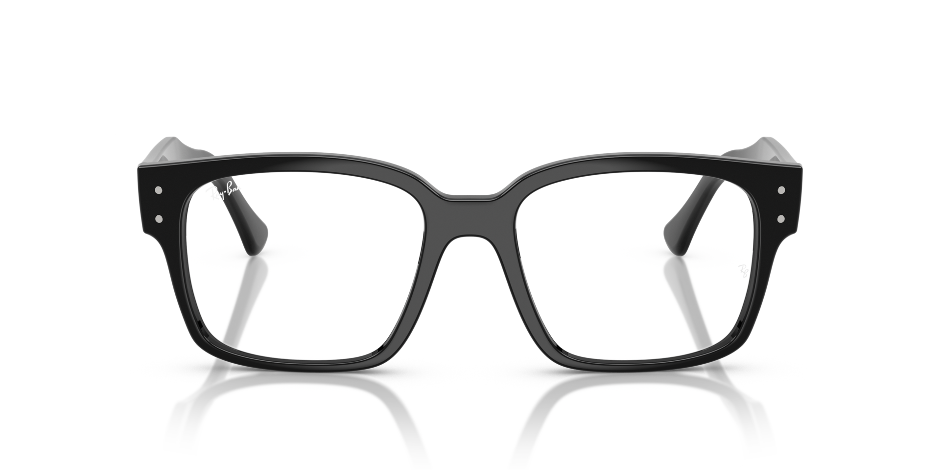 RB7256 Zwart KunststofEyeglass Frames van B24, Vooraanzicht