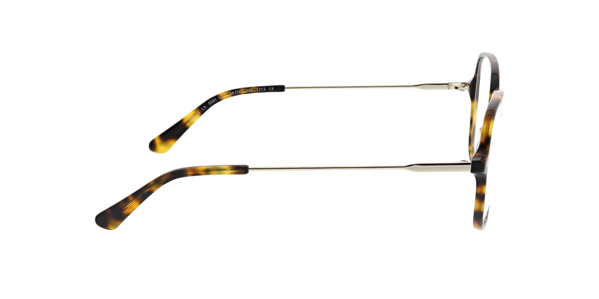 Linz Donker Havana AcetaatEyeglass Frames van B24, Zijaanzicht