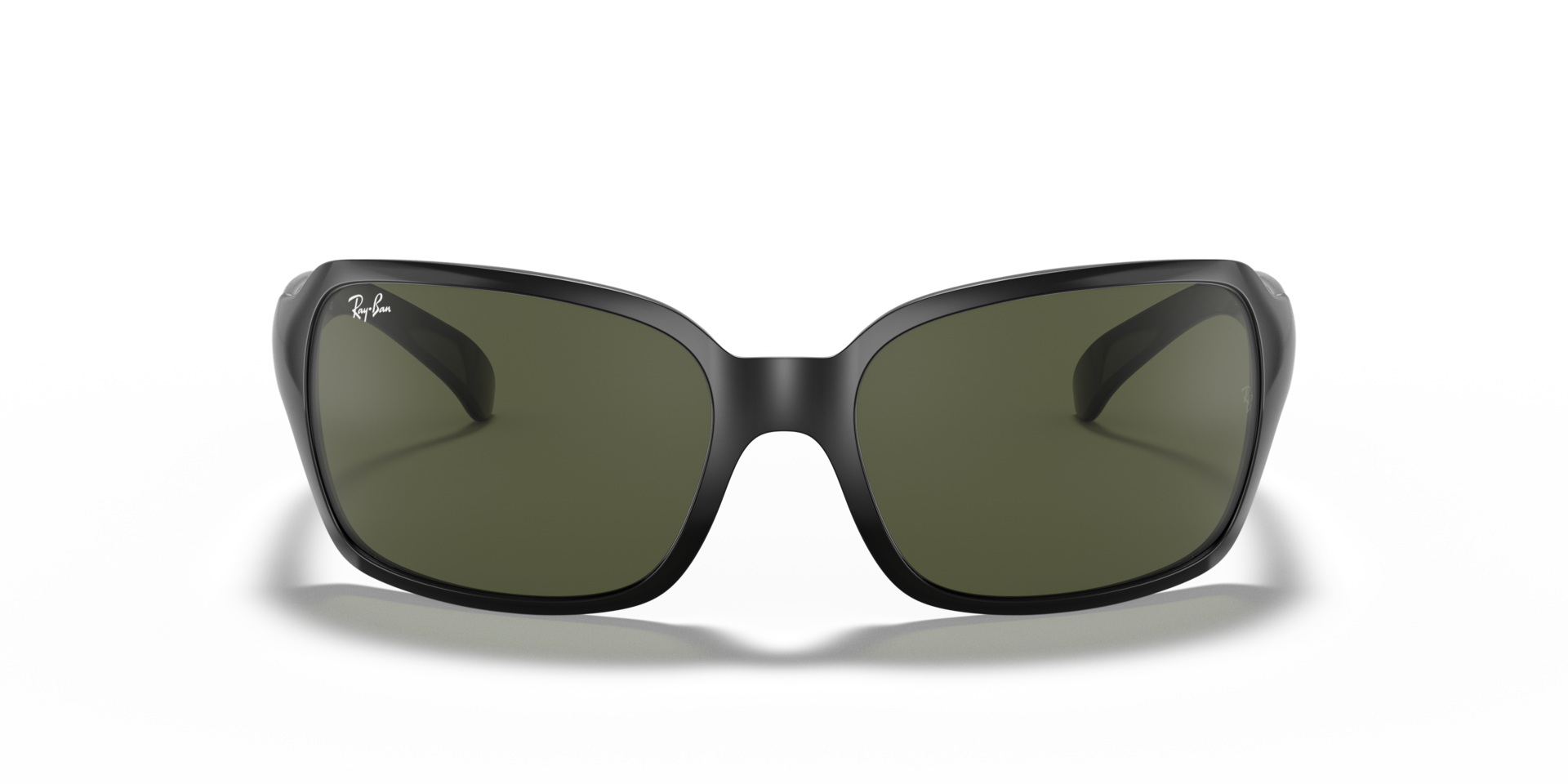 RB4068 Zwart KunststofSunglass Frames van B24, Vooraanzicht