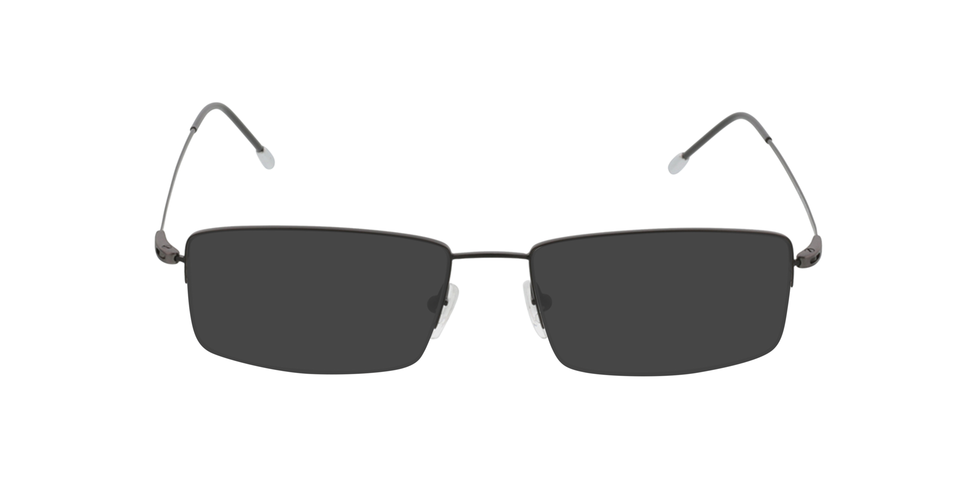 Kassel Schwarz MetallEyeglass Frames von B24, mit getönten Gläsern