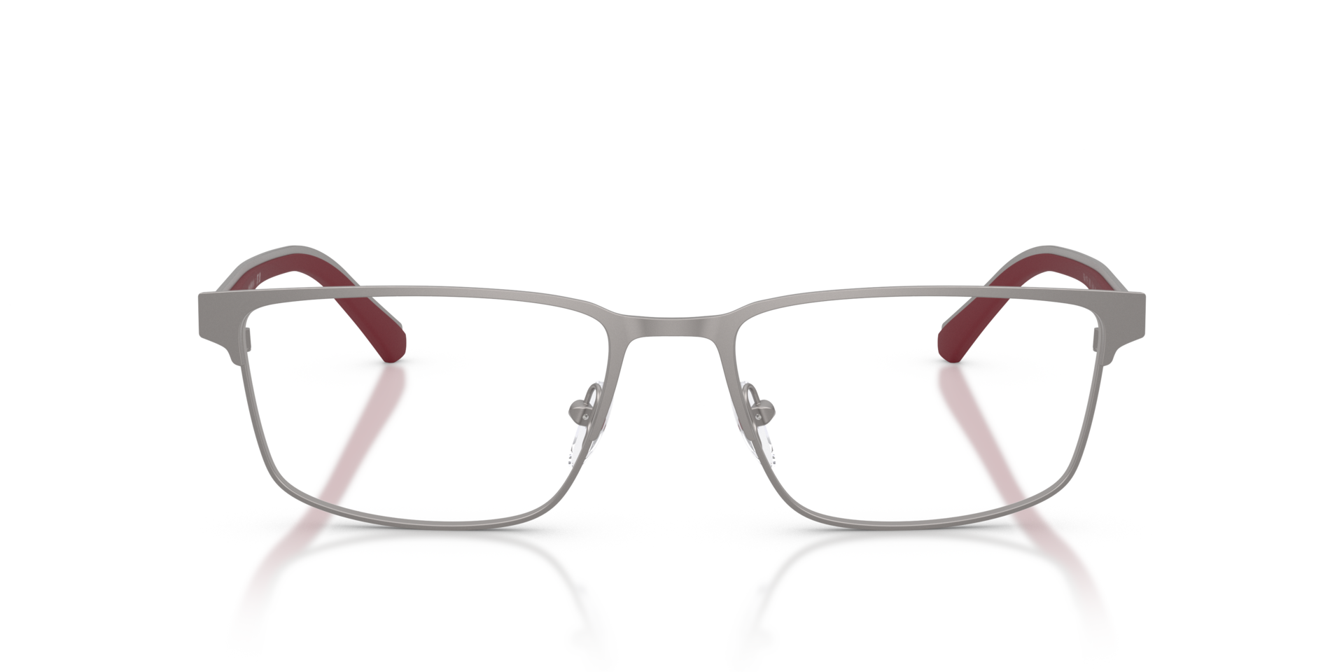 EA1175 Matt Gunmetal MetallEyeglass Frames von B24, Vorderansicht