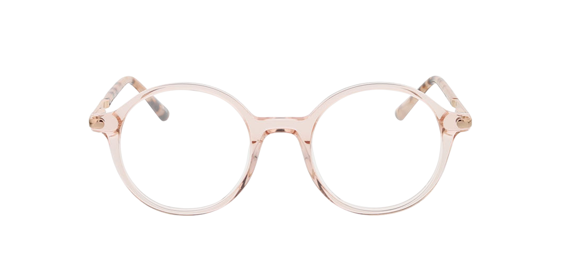 Albany Kristal nude AcetaatEyeglass Frames van B24, Vooraanzicht