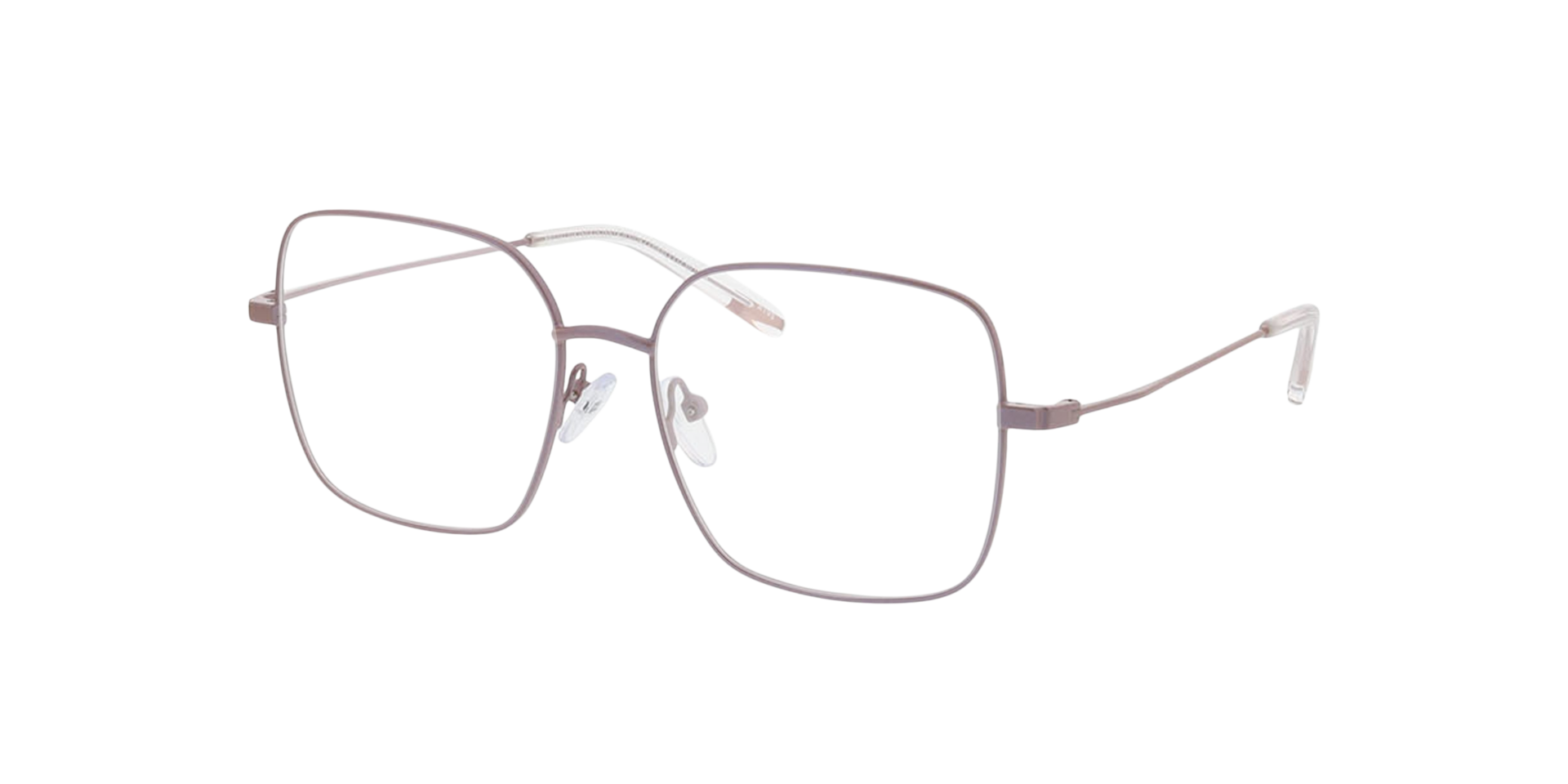 Carrie Pearly Lavender MetallEyeglass Frames von B24, Dreiviertelansicht
