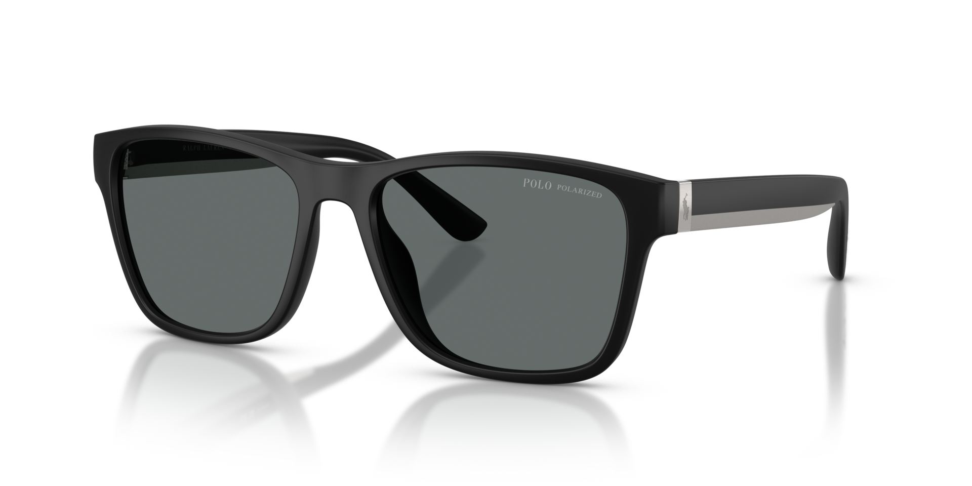 PH4229U Matzwart KunststofSunglass Frames van B24, Hoekweergave