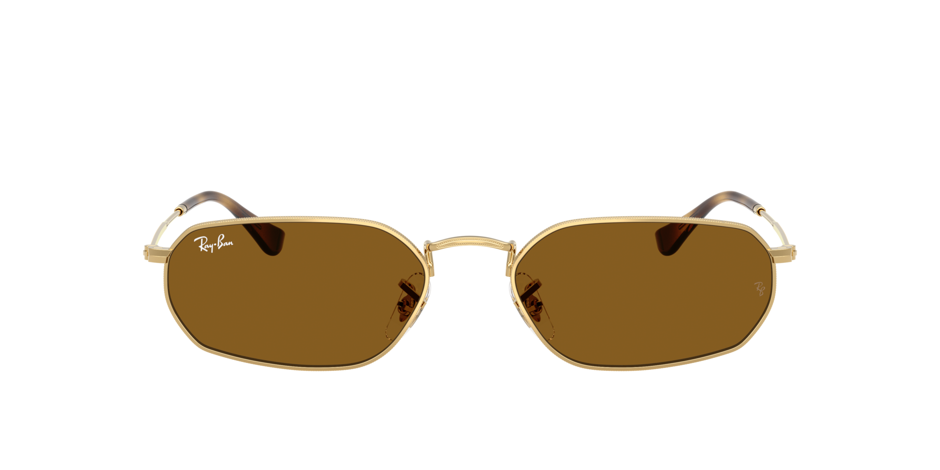 RB3947 Arista goud MetaalSunglass Frames van B24, met getinte lenzen