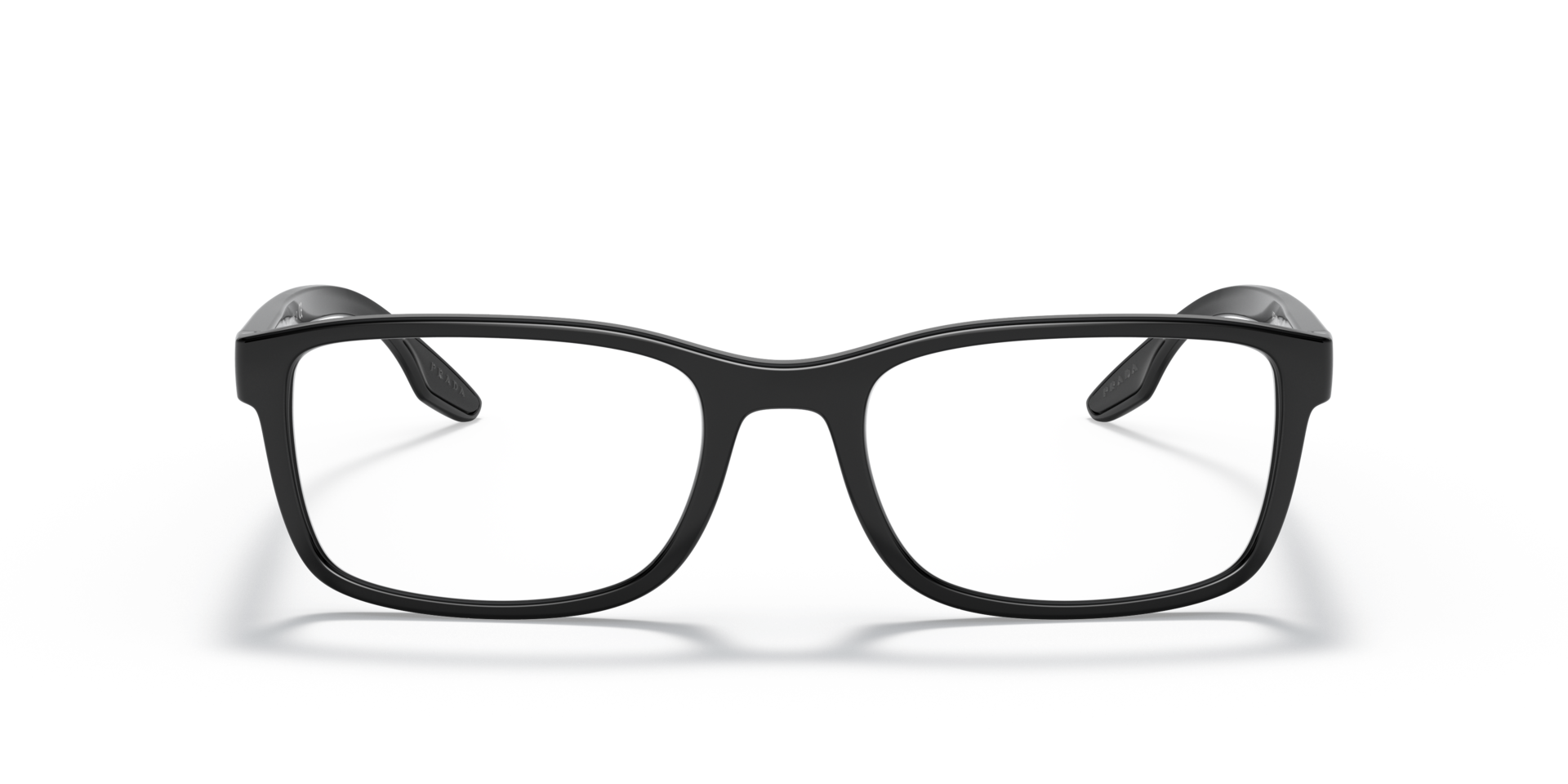 PS 09OV Schwarz KunststoffEyeglass Frames von B24, Vorderansicht