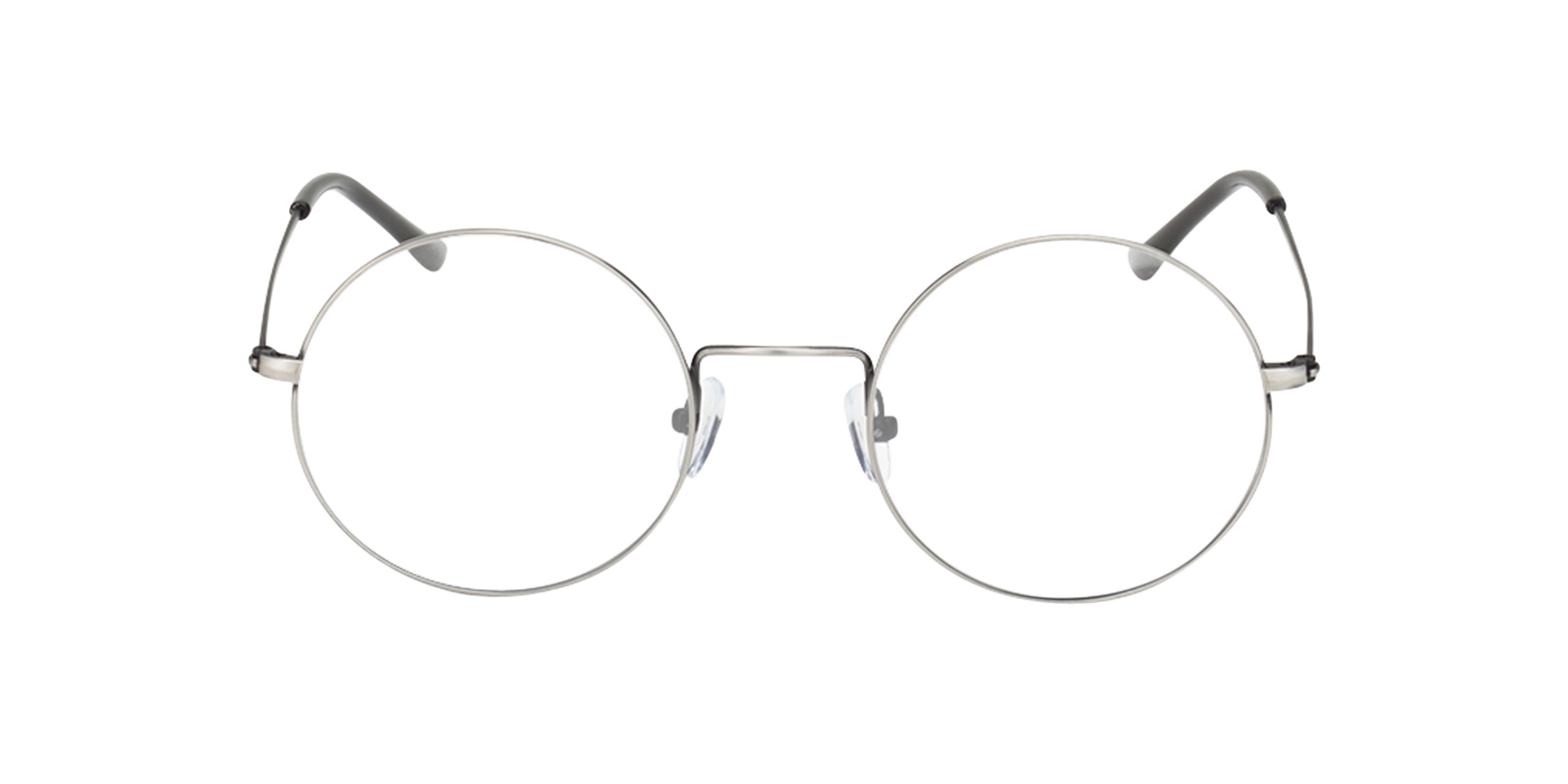 Brisbane Anthrazitgrau MetallEyeglass Frames von B24, Vorderansicht