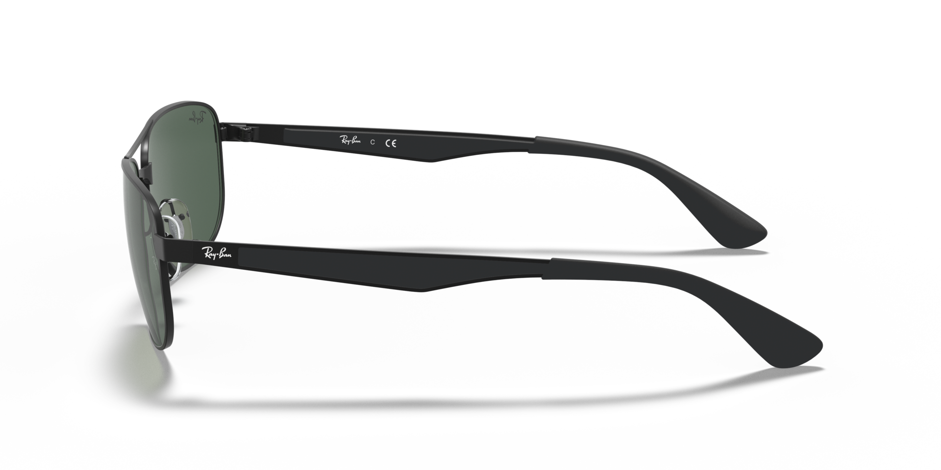 RB3528 Schwarz MetallSunglass Frames von B24, Seitenansicht