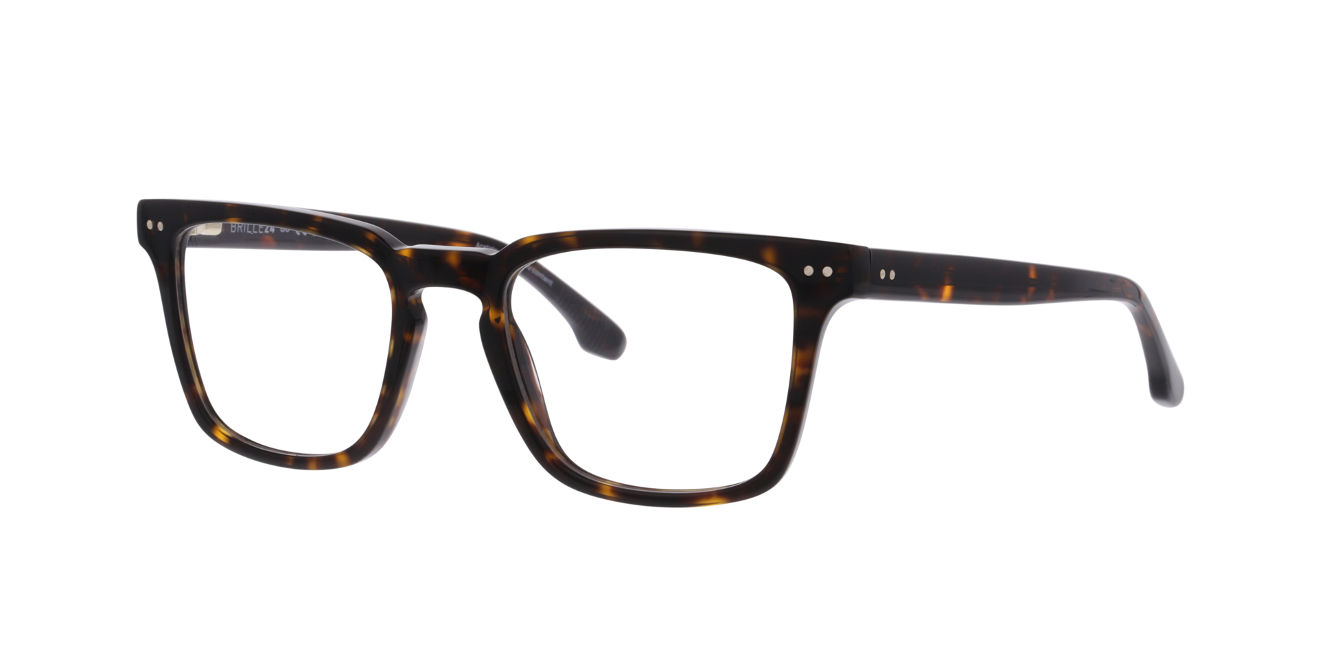 Inu Havana Brown AcetatEyeglass Frames von B24, Dreiviertelansicht