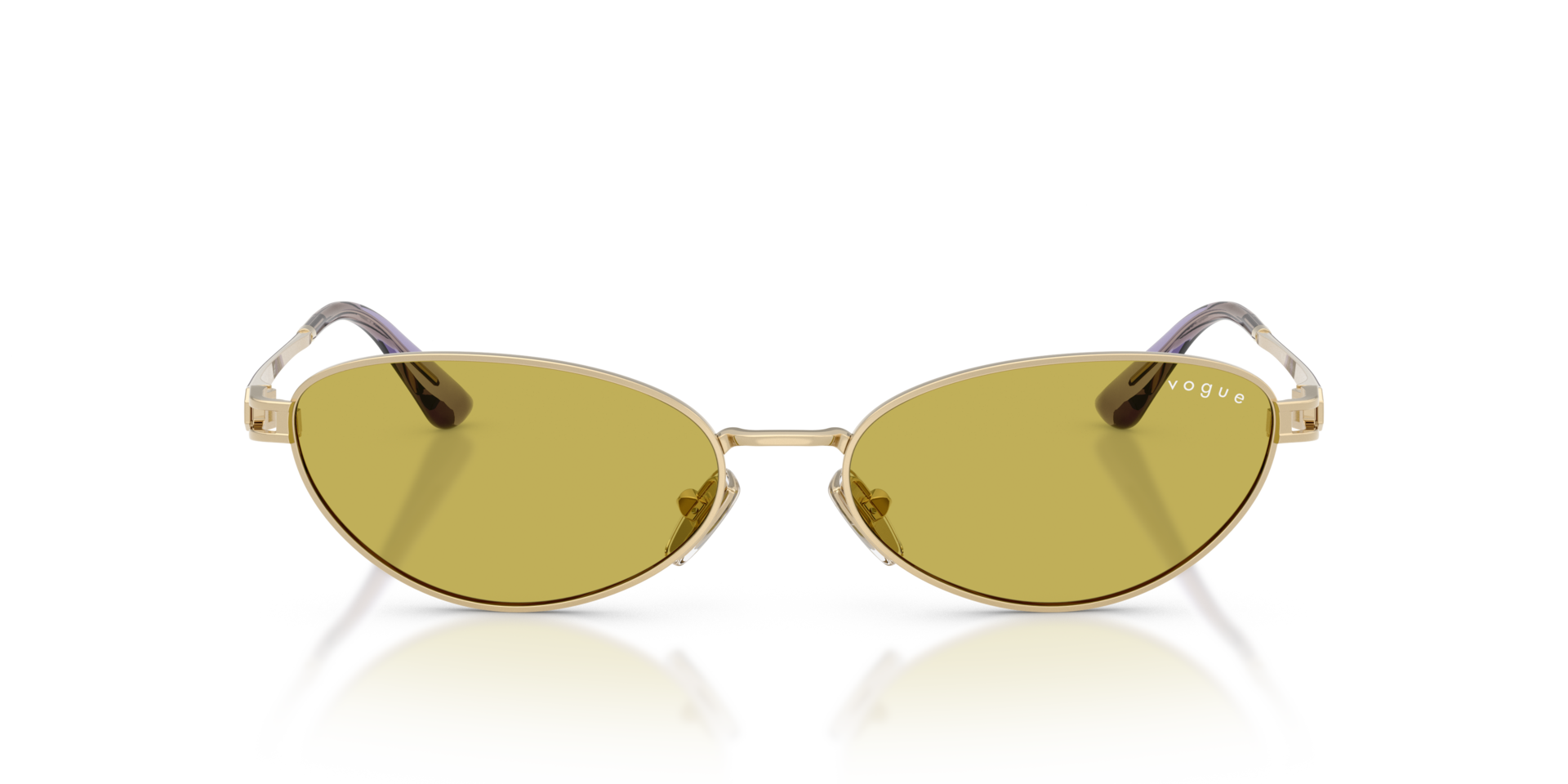 VO4369S Hellgold MetallSunglass Frames von B24, Vorderansicht