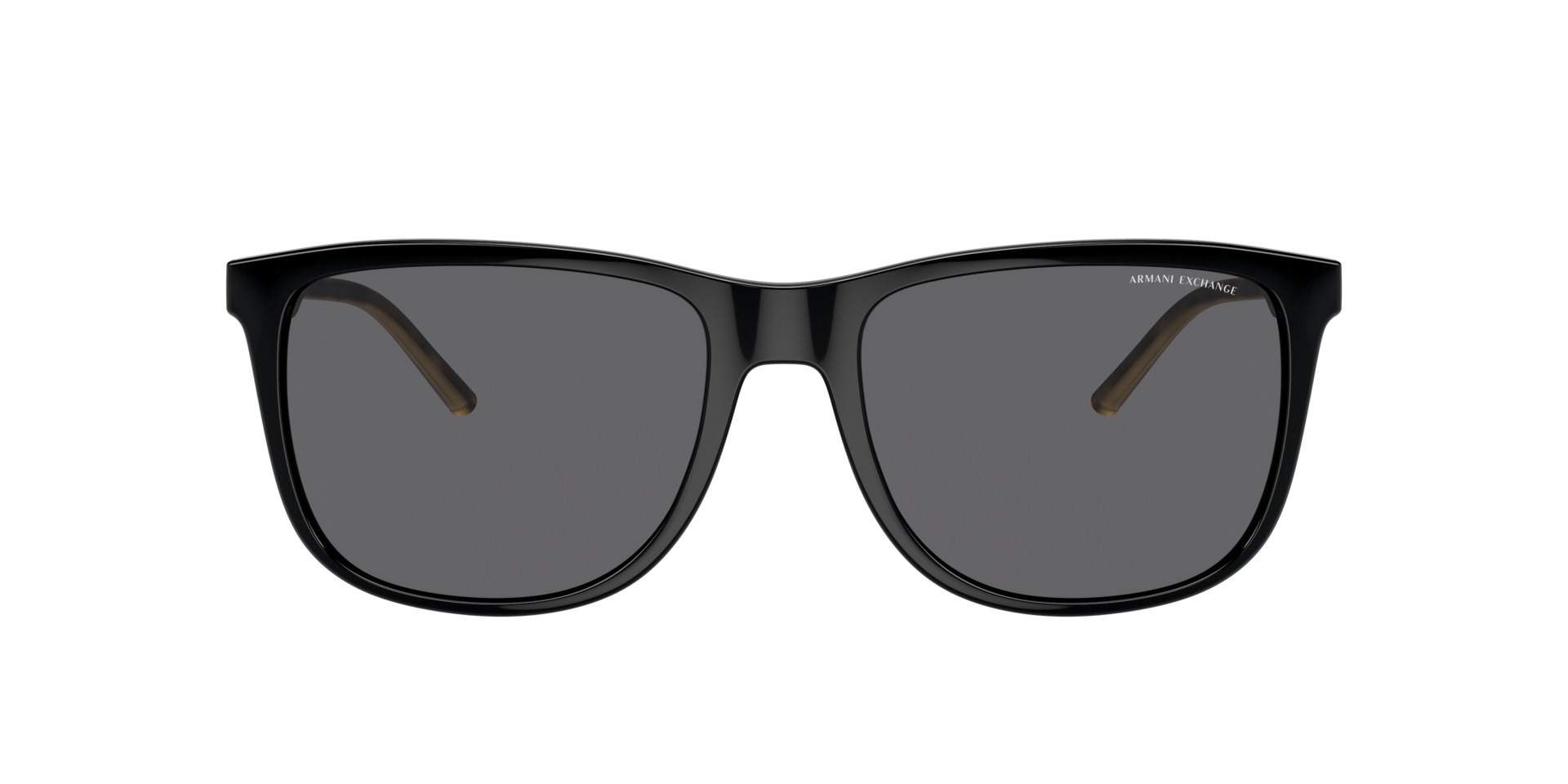 AX4070S Glanzend zwart KunststofSunglass Frames van B24, met getinte lenzen