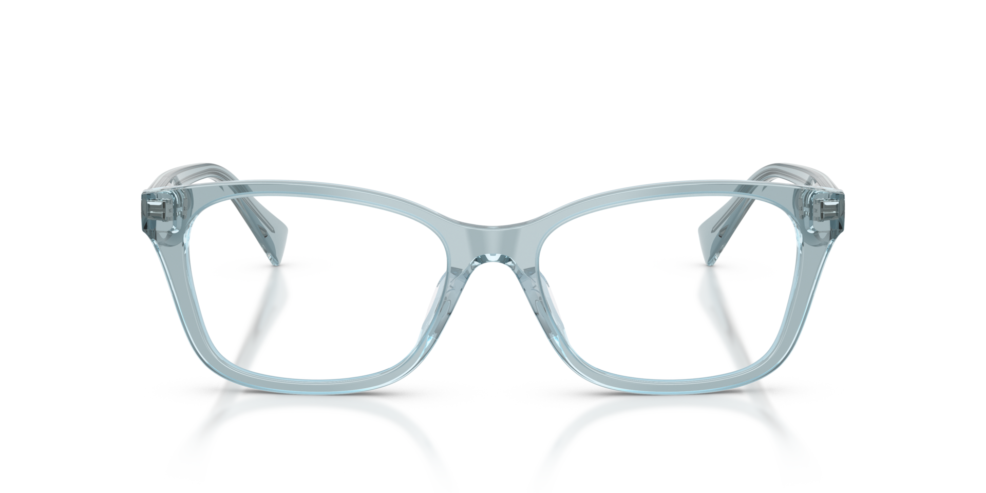 RA7202U Blau transparent AcetatEyeglass Frames von B24, Vorderansicht